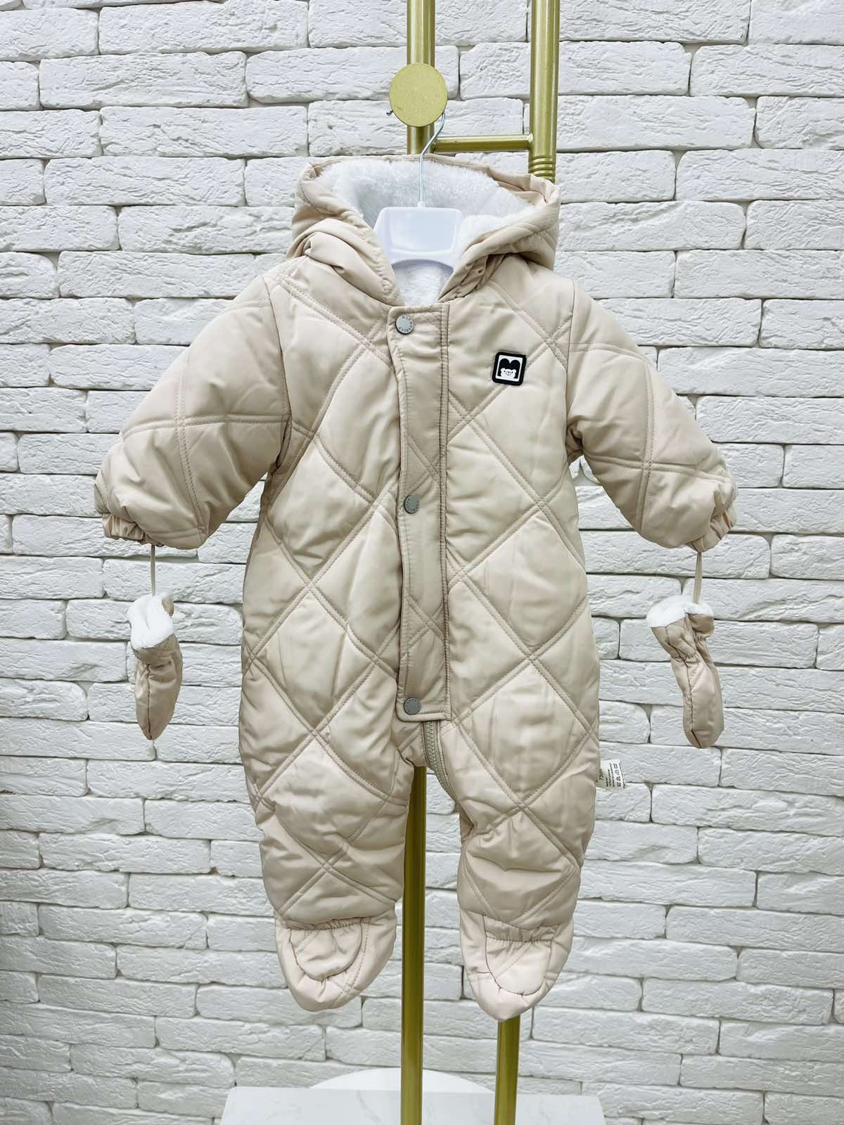 Комбінезон для немовля бежевий 014-1025