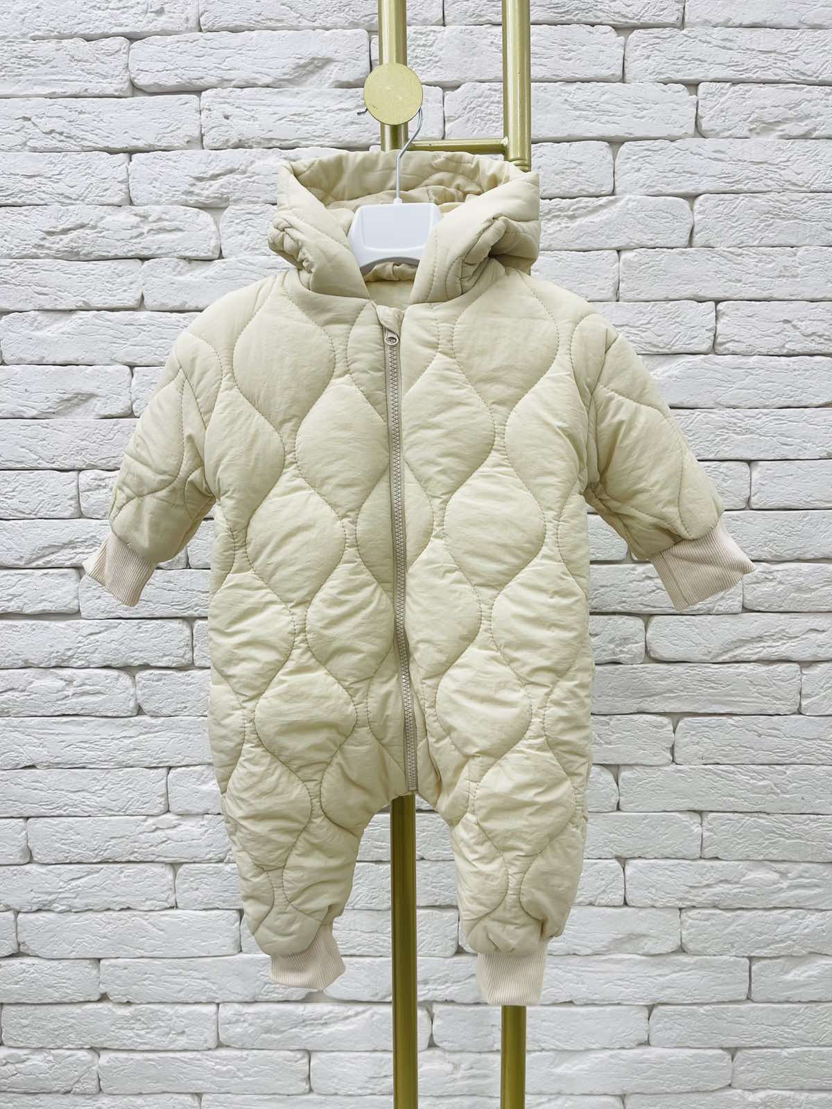 Комбінезон для немовля кремовий 1176-1710