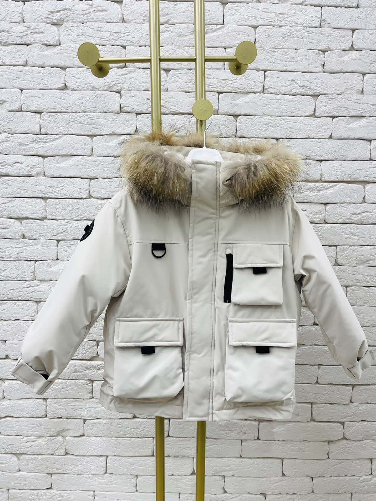 Куртка для хлопчика бежевий 25353