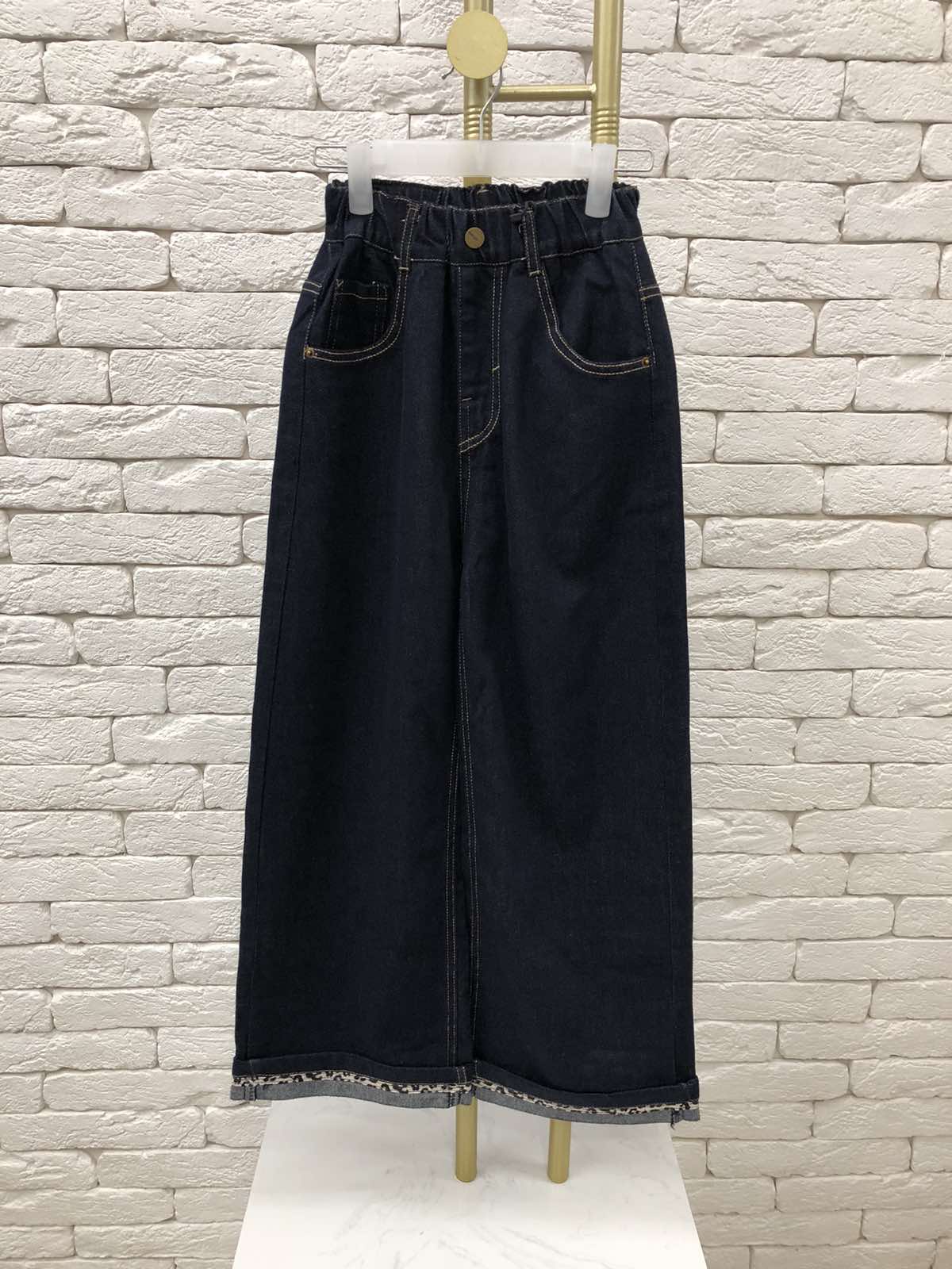 Джинси для дівчинки темний синій 258106