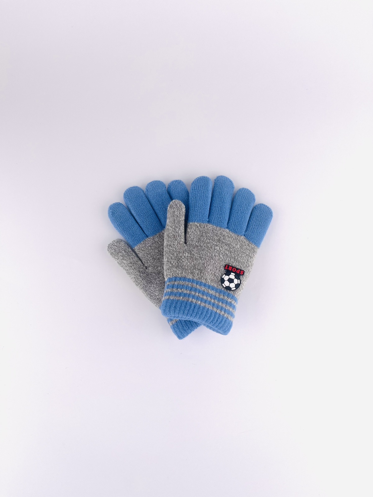 Рукавички для хлопчика блакитний 0811-0919