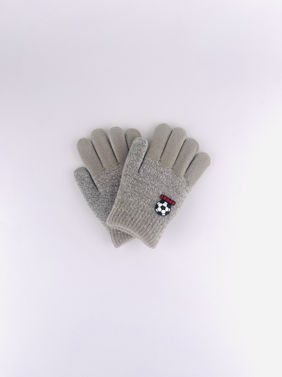 Рукавички для хлопчика сірий 0811-0919-2