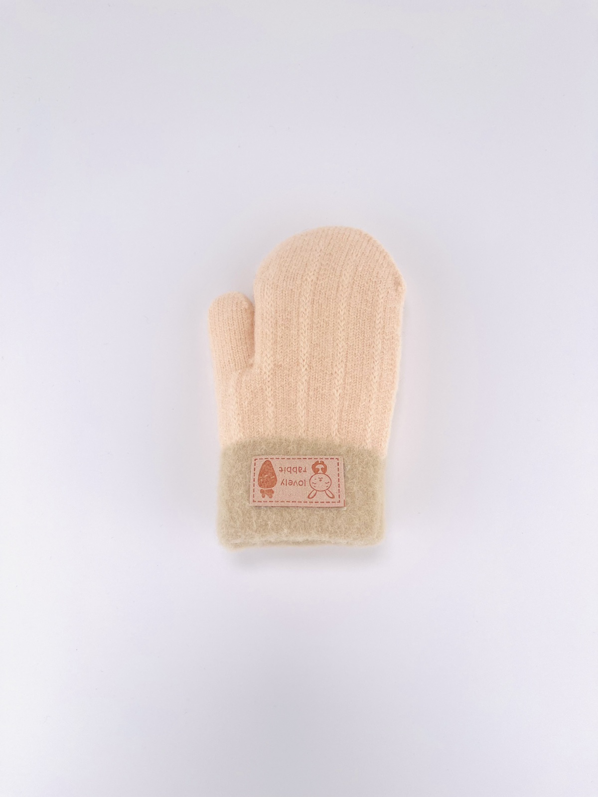 Рукавички для дівчинки персиковий 0811-1510