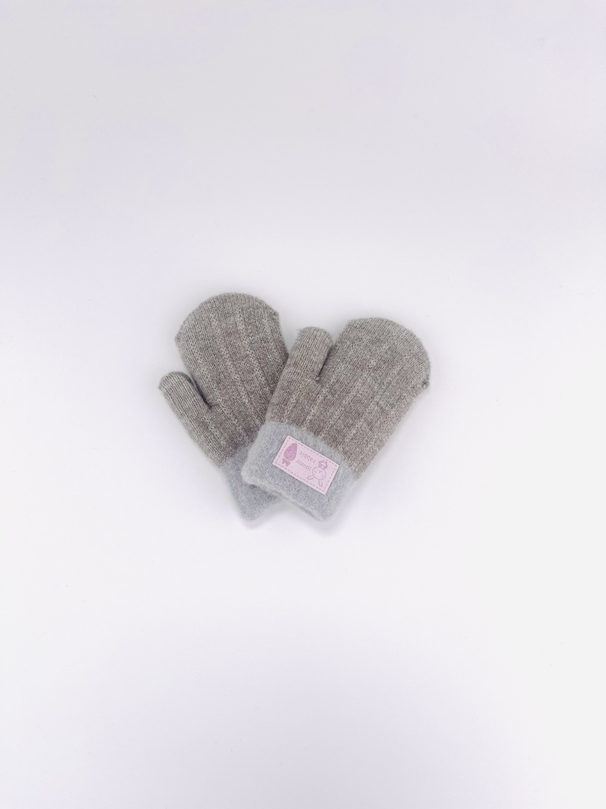 Рукавички для дівчинки сірий 0811-1521