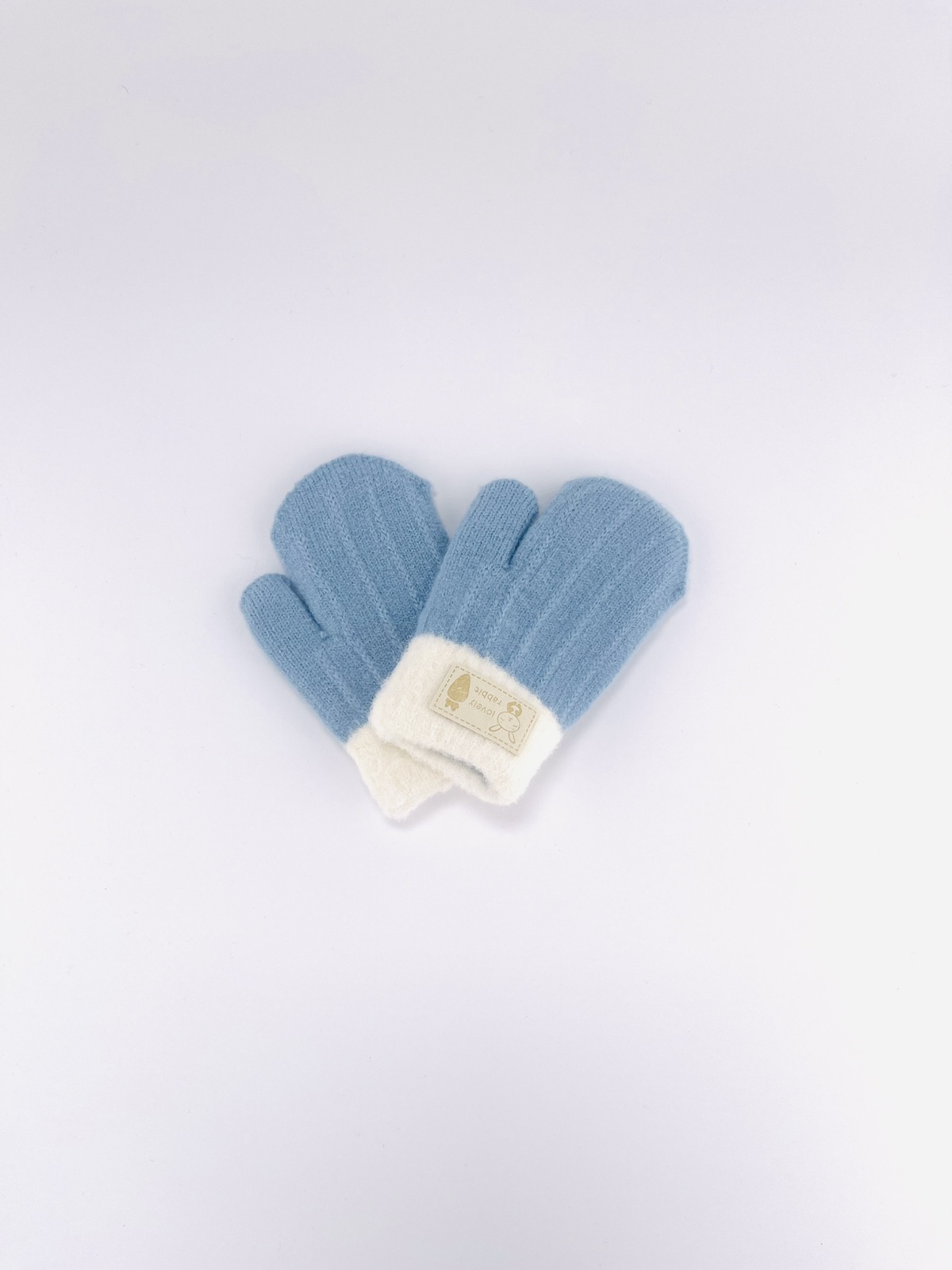 Рукавички для дівчинки блакитний 0811-1523