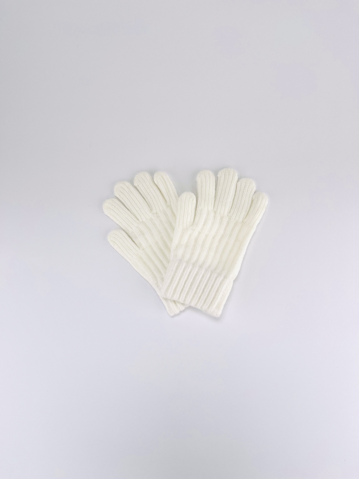 Рукавички для дівчинки молочний 0811-1641-4