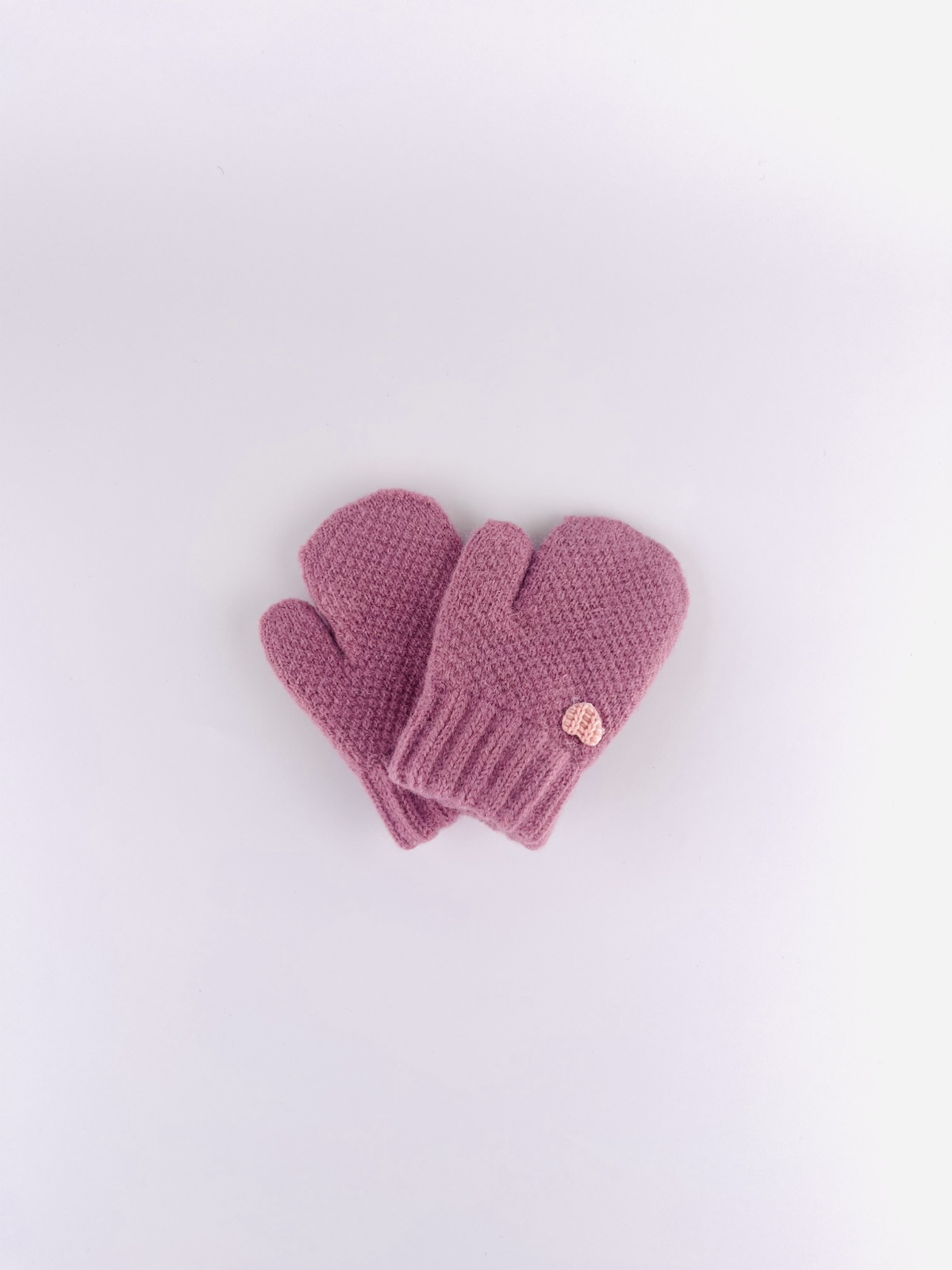 Рукавички для дівчинки бузковий 0811-1651-4