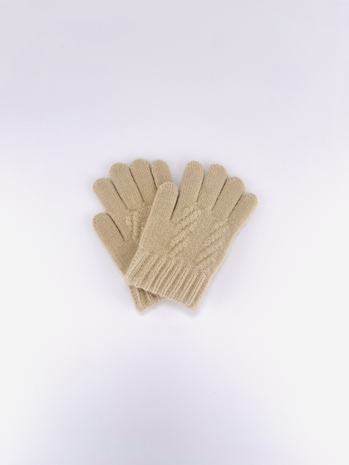 Рукавички для дівчинки бежевий 0811-1709-3