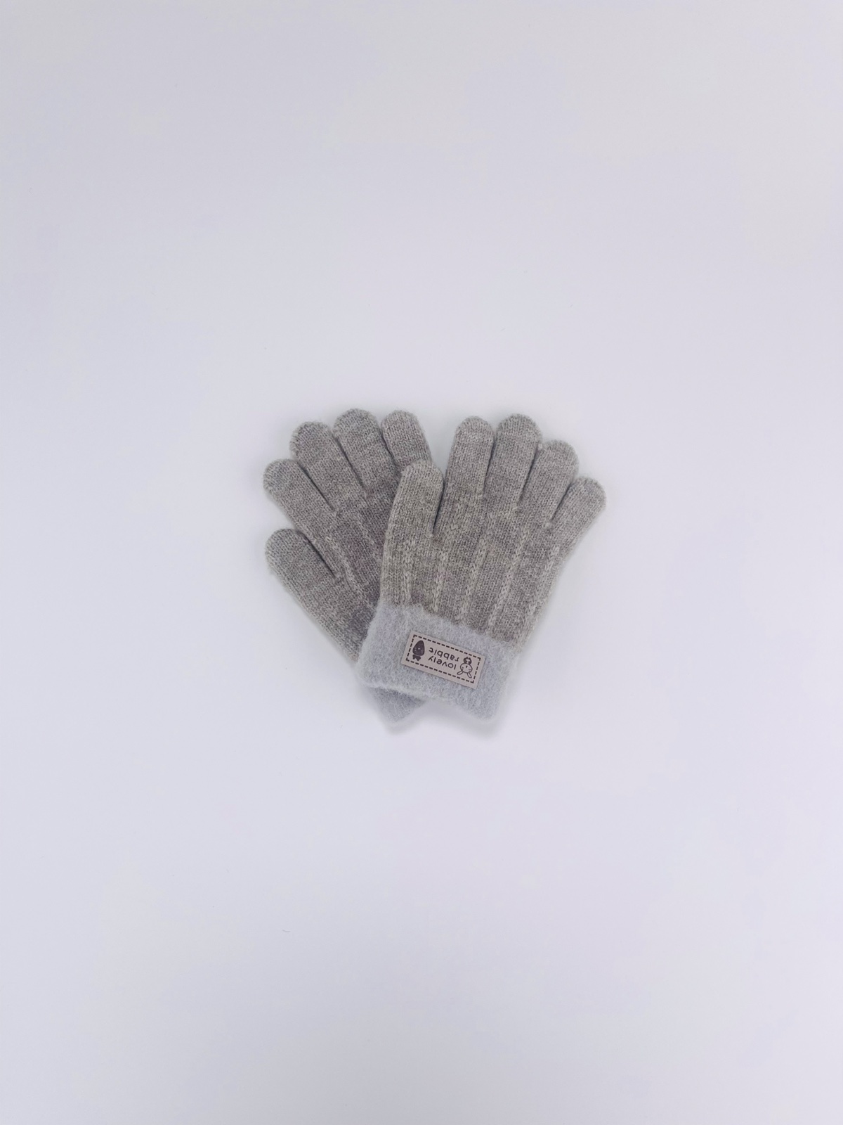 Рукавички для дівчинки сірий 0811-1746-3