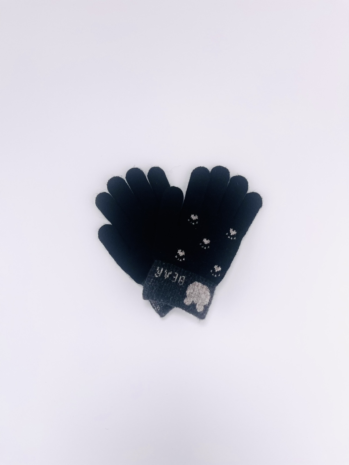 Рукавички для дівчинки чорний 0811-1755-4