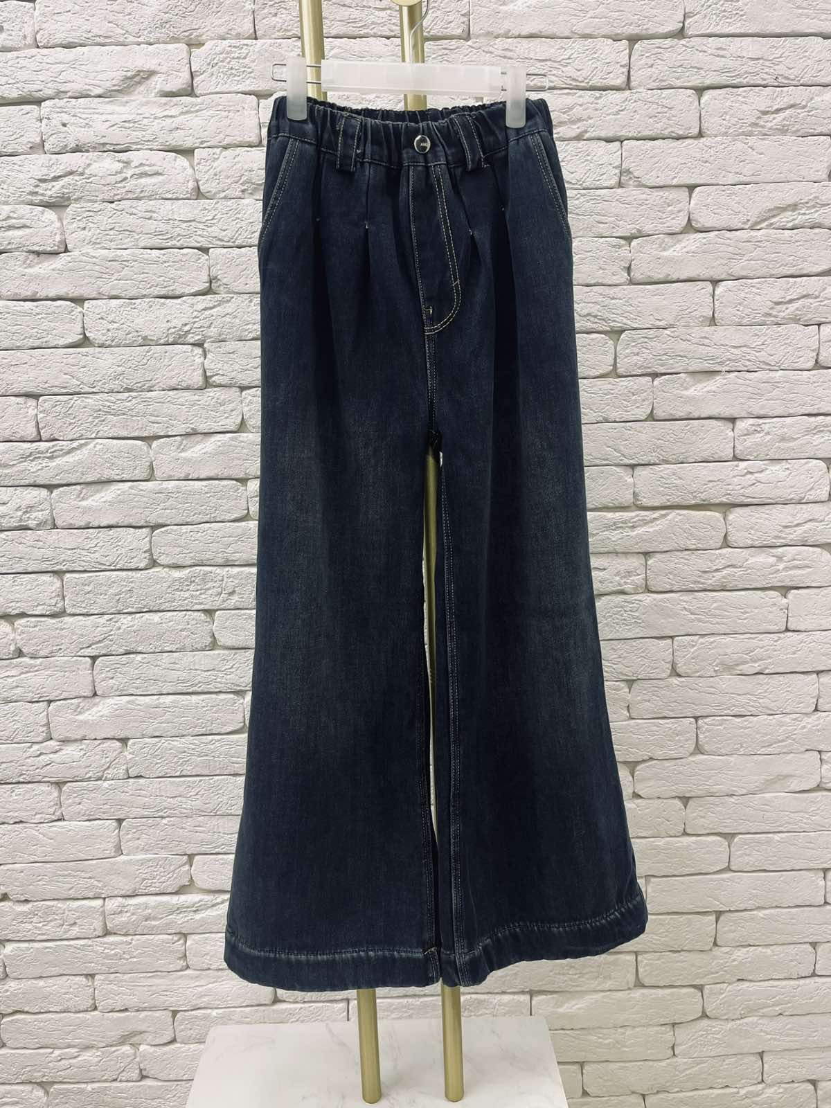 Джинси для дівчинки утеплені синій 25159