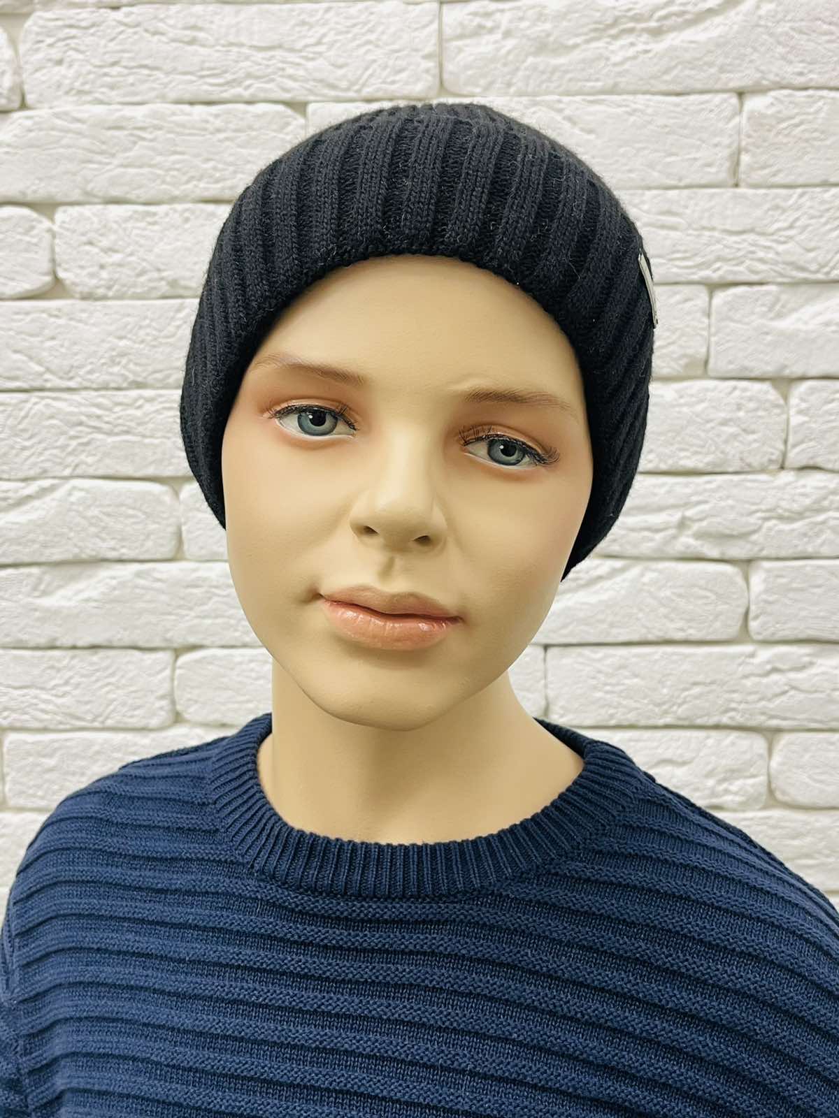 Шапка для хлопчика чорний 25W168-4