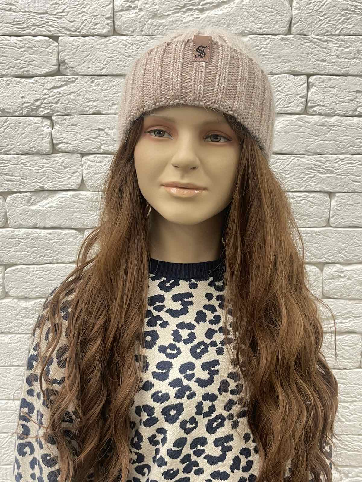 Шапка для дівчинки бежевий 25WI152