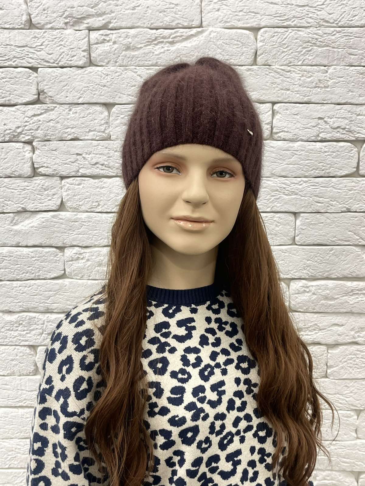 Шапка для дівчинки коричневий 25WP38-3