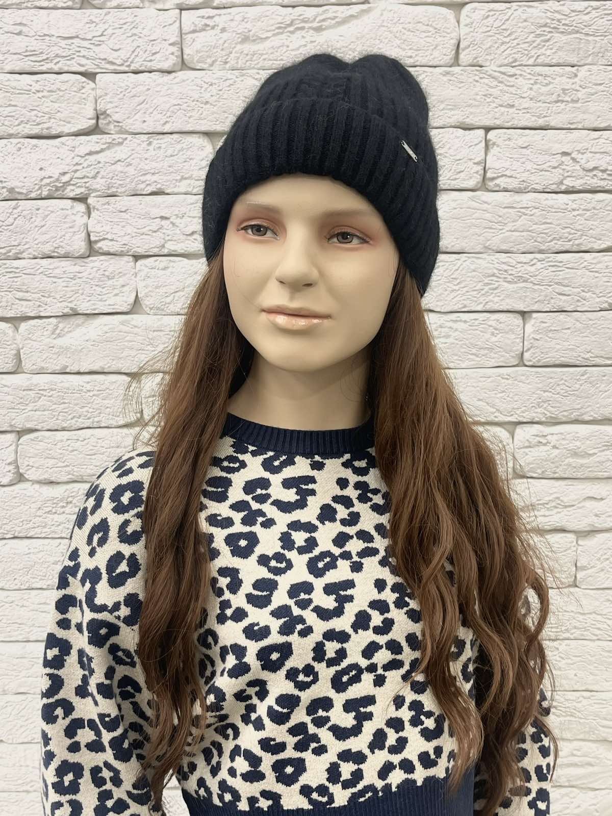 Шапка для дівчинки чорний 25WP89-1