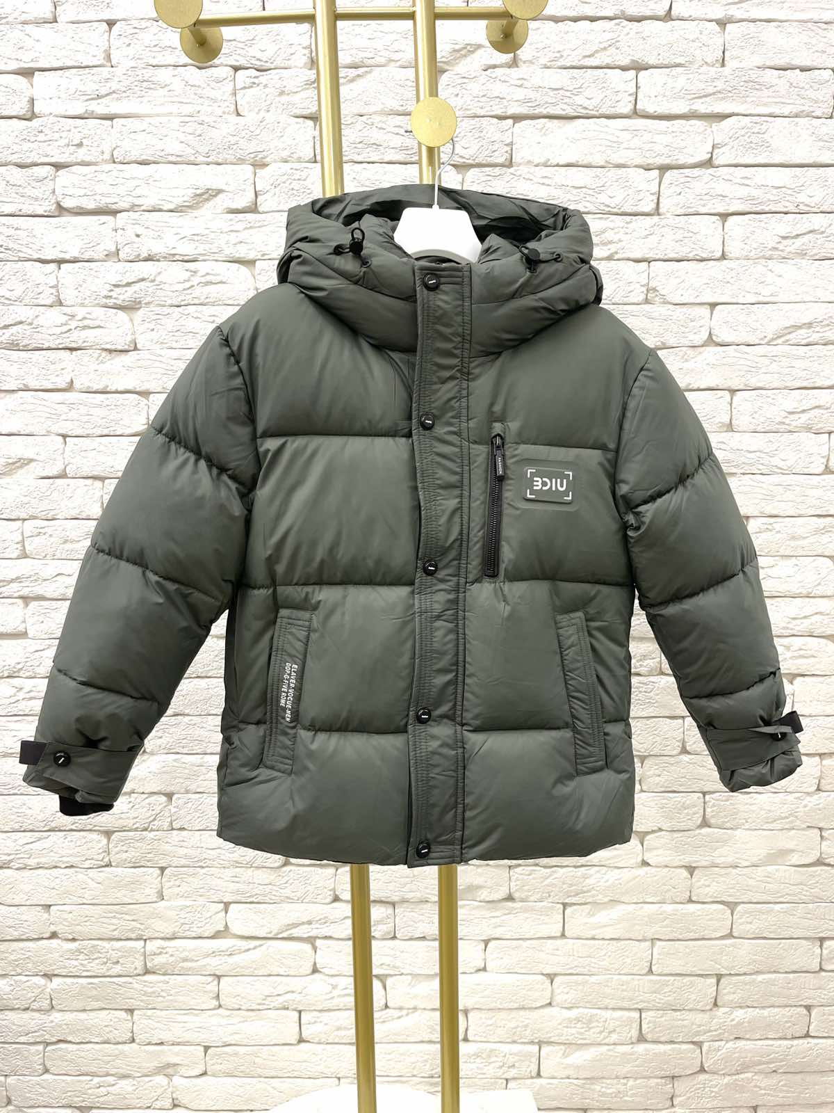 Куртка для хлопчика хакі 565