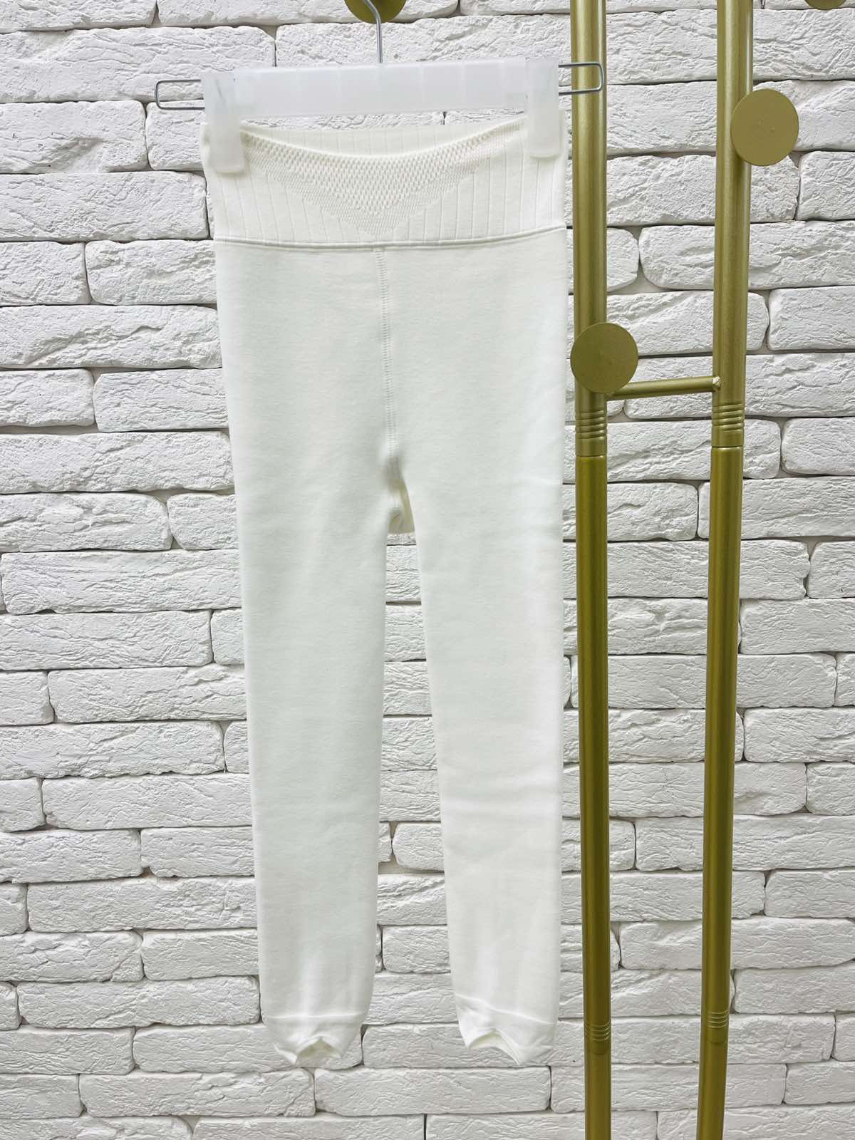 Лосини для дівчинки утеплені молочний 802544