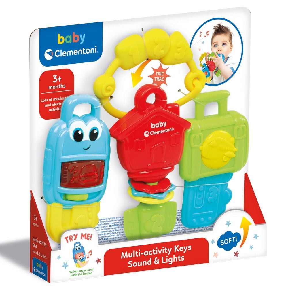 Іграшка-брязкальце Clementoni Multi-activity Keys 17914
