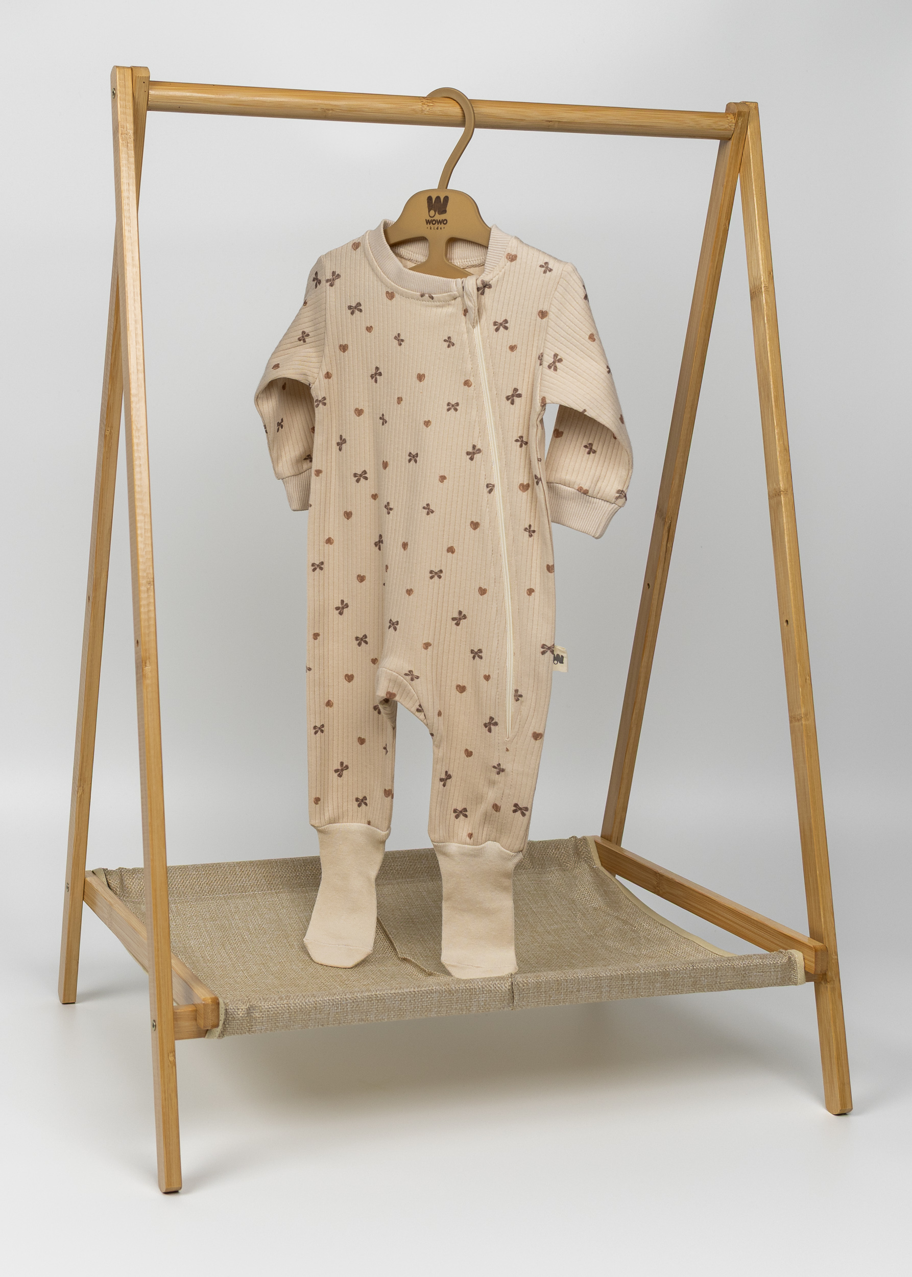 Чоловічок для немовля бежевий WW675-3