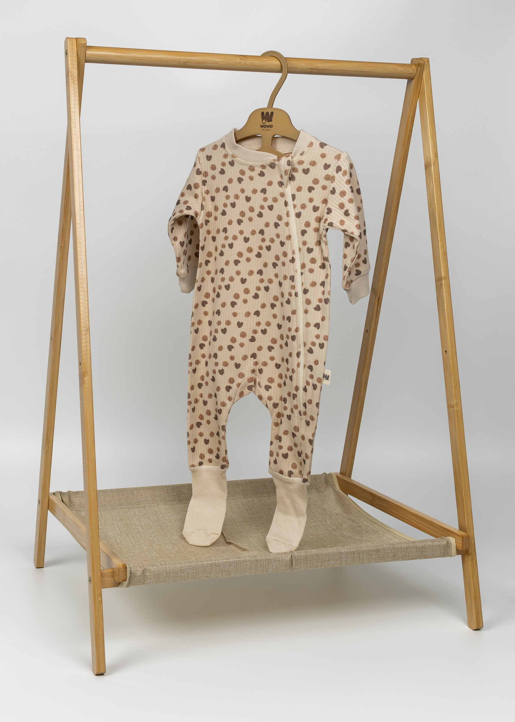 Чоловічок для немовля бежевий WW675-4