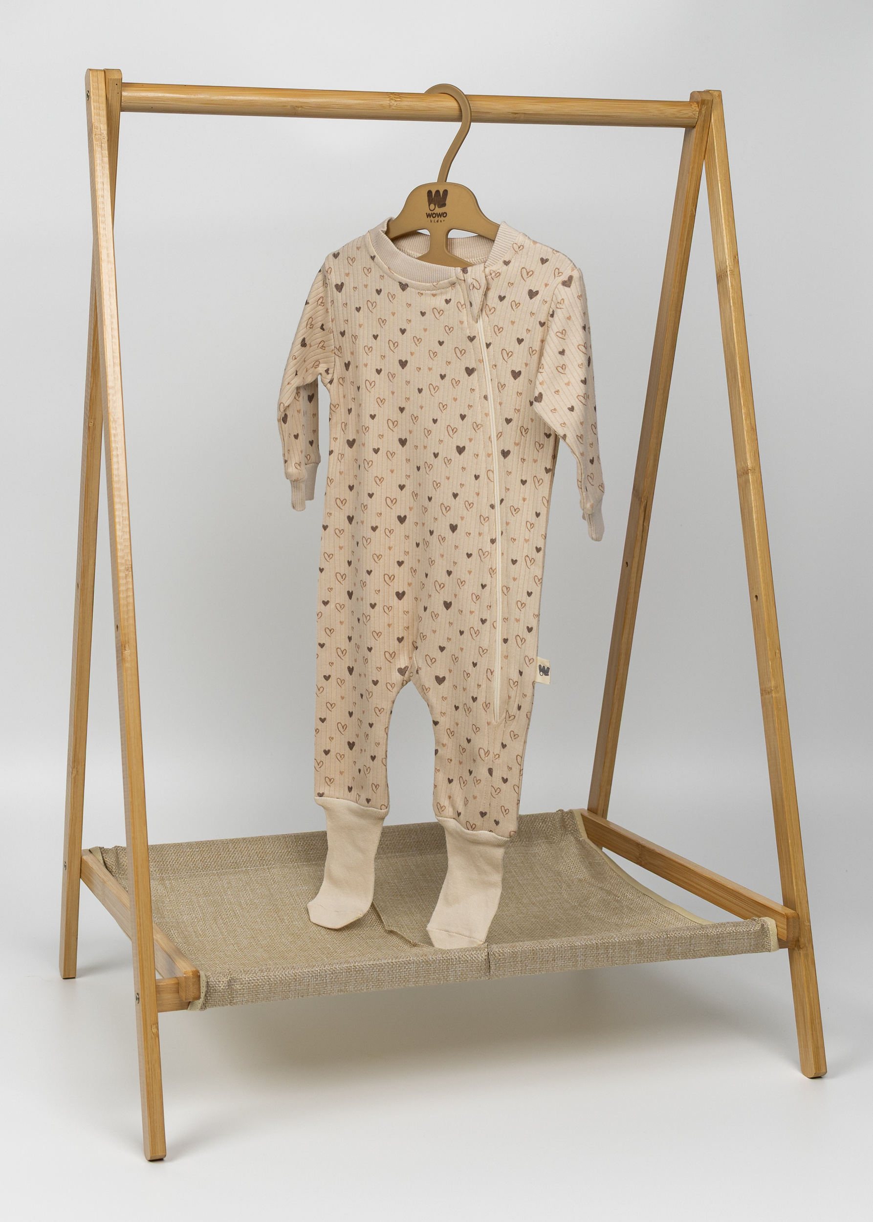 Чоловічок для немовля бежевий WW675-5