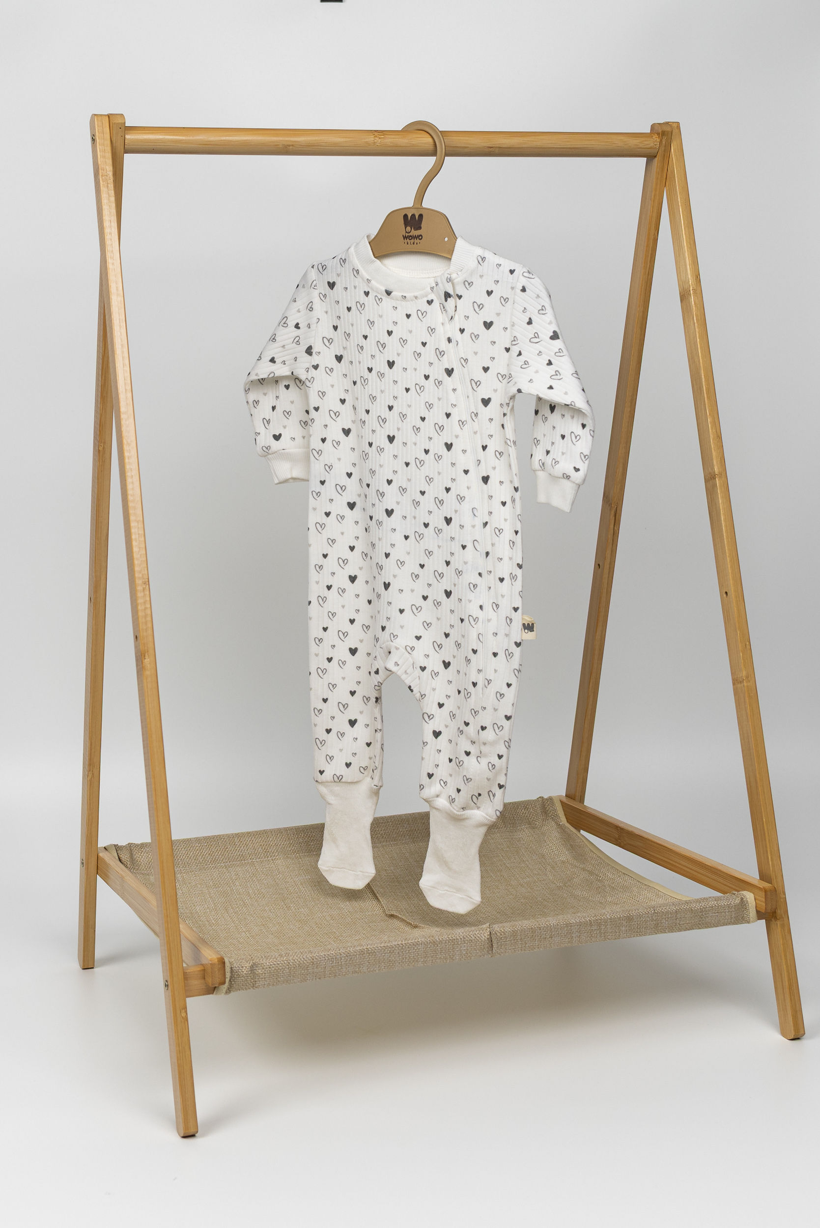 Чоловічок для немовля молочний WW675-8