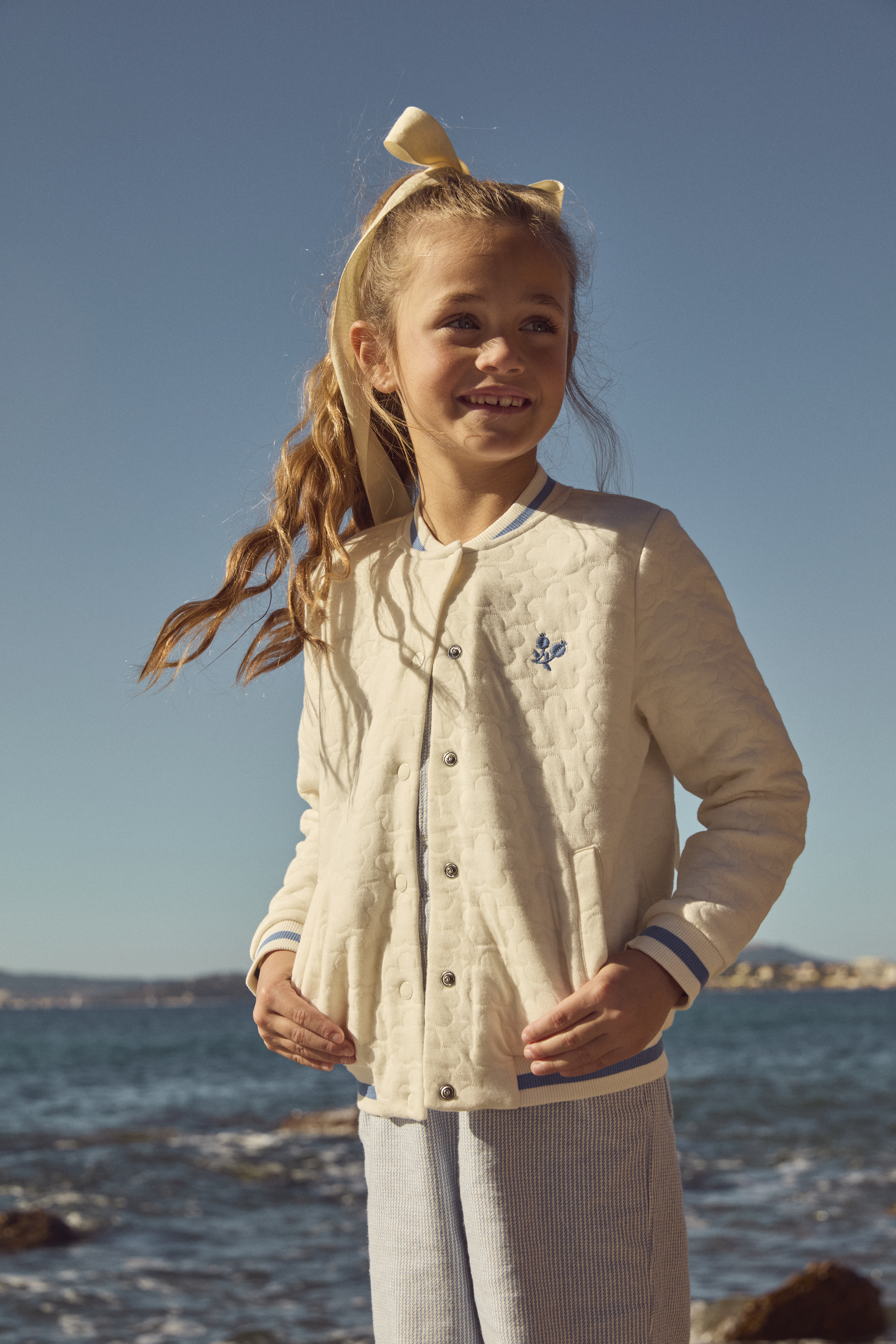 Кофти і пуловери. Бомбер для дівчинки Sergent Major 26E2PFG3CAR