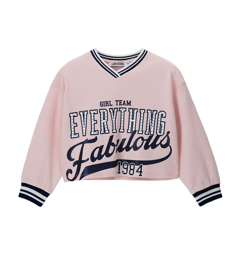 Кофти і пуловери. Світшот для дівчинки Original Marines DGP3068F