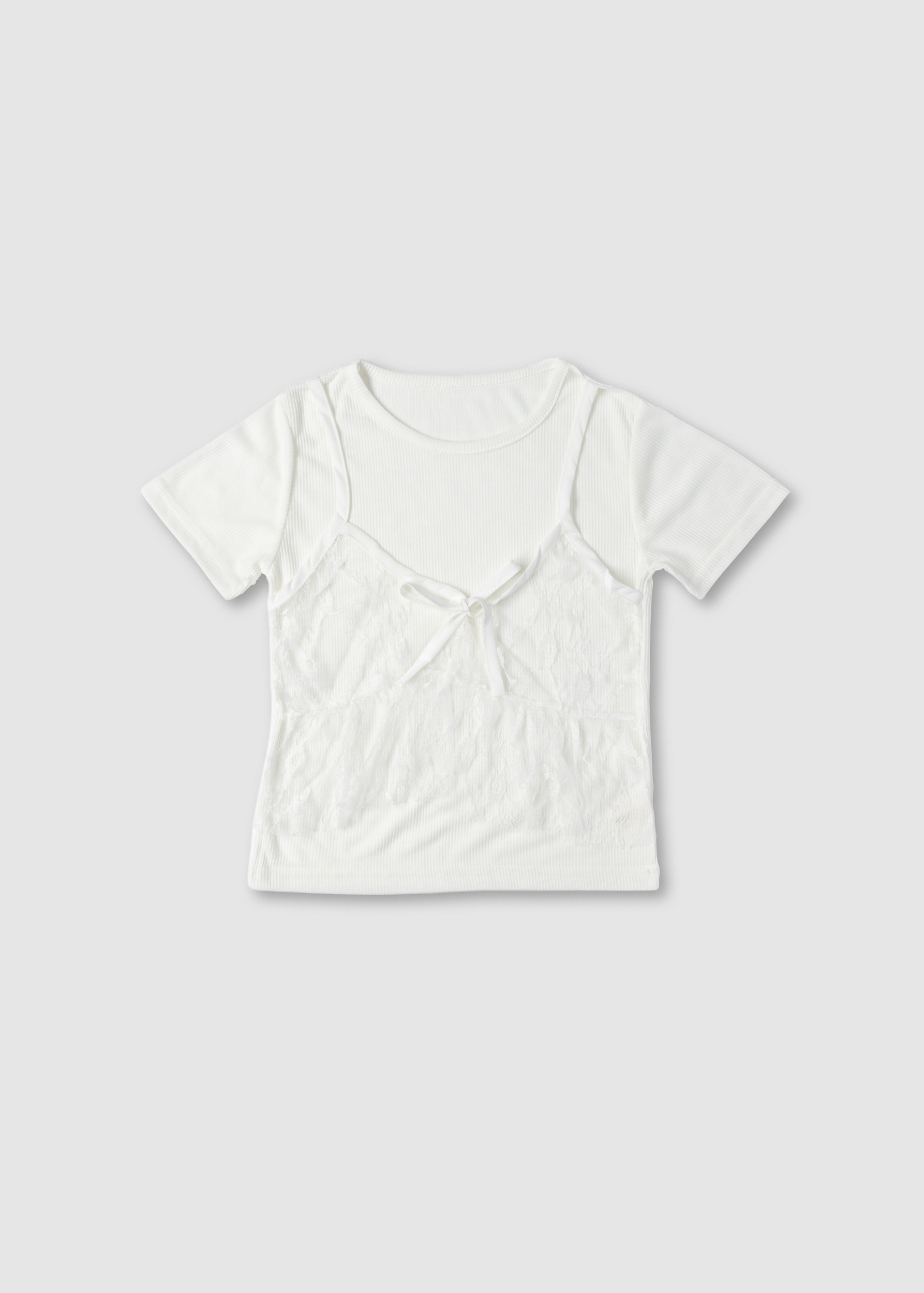 Футболка для дівчинки білий 75183