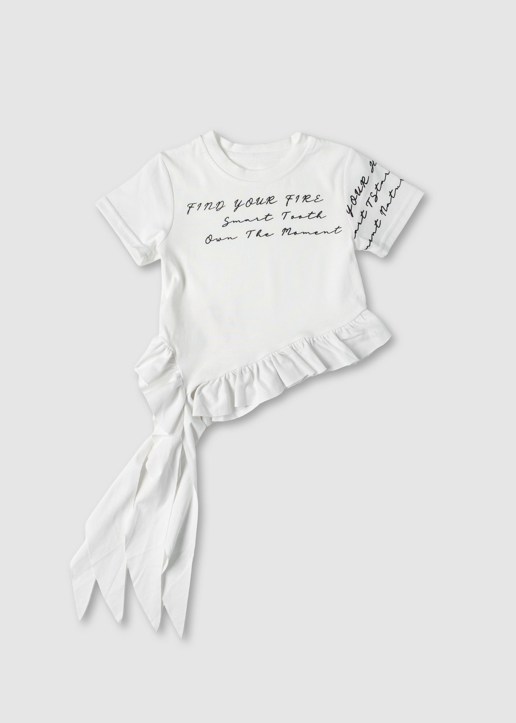 Футболка для дівчинки білий X7101