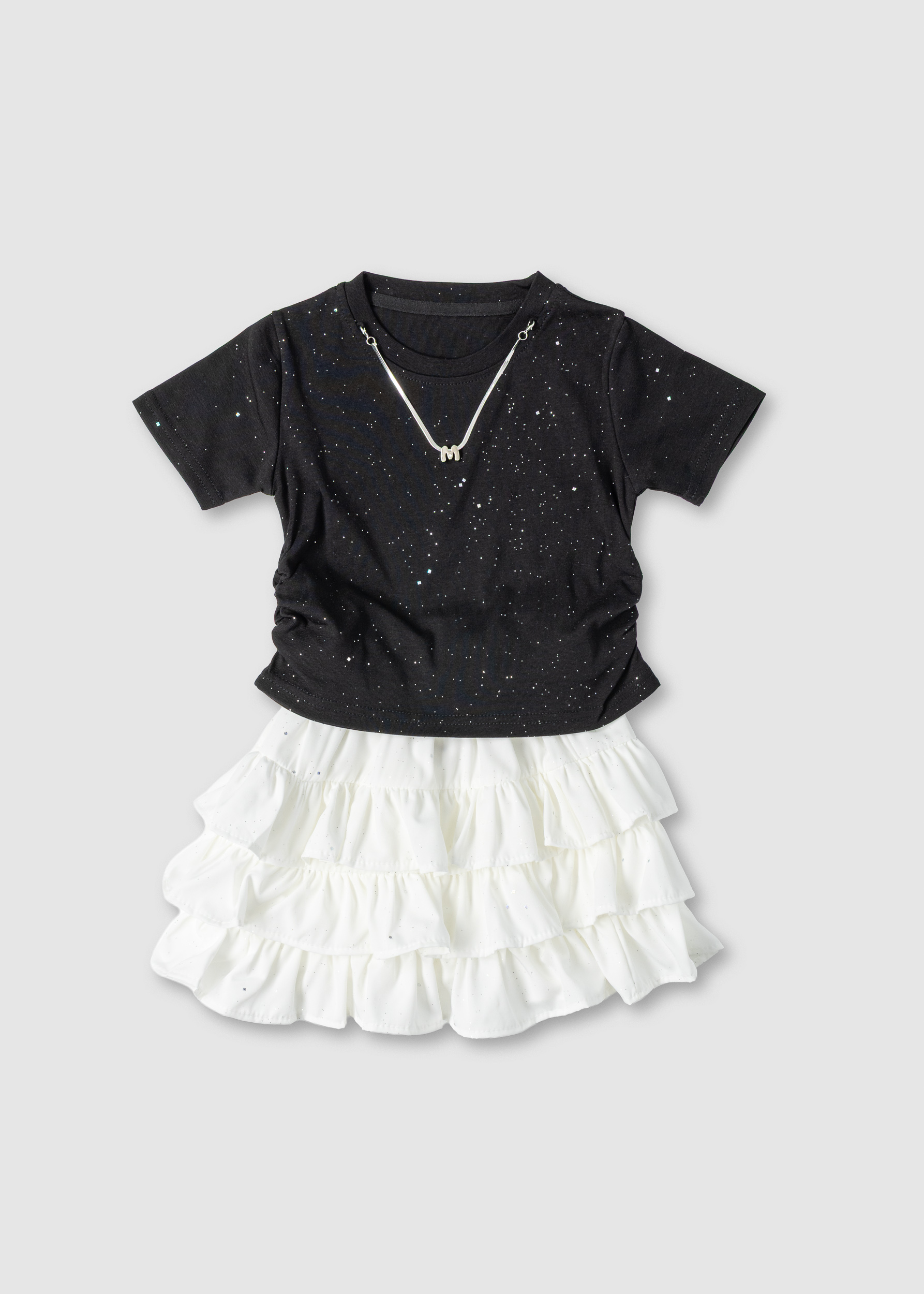 Комплект для дівчинки (футболка, спідниця) 75165-2