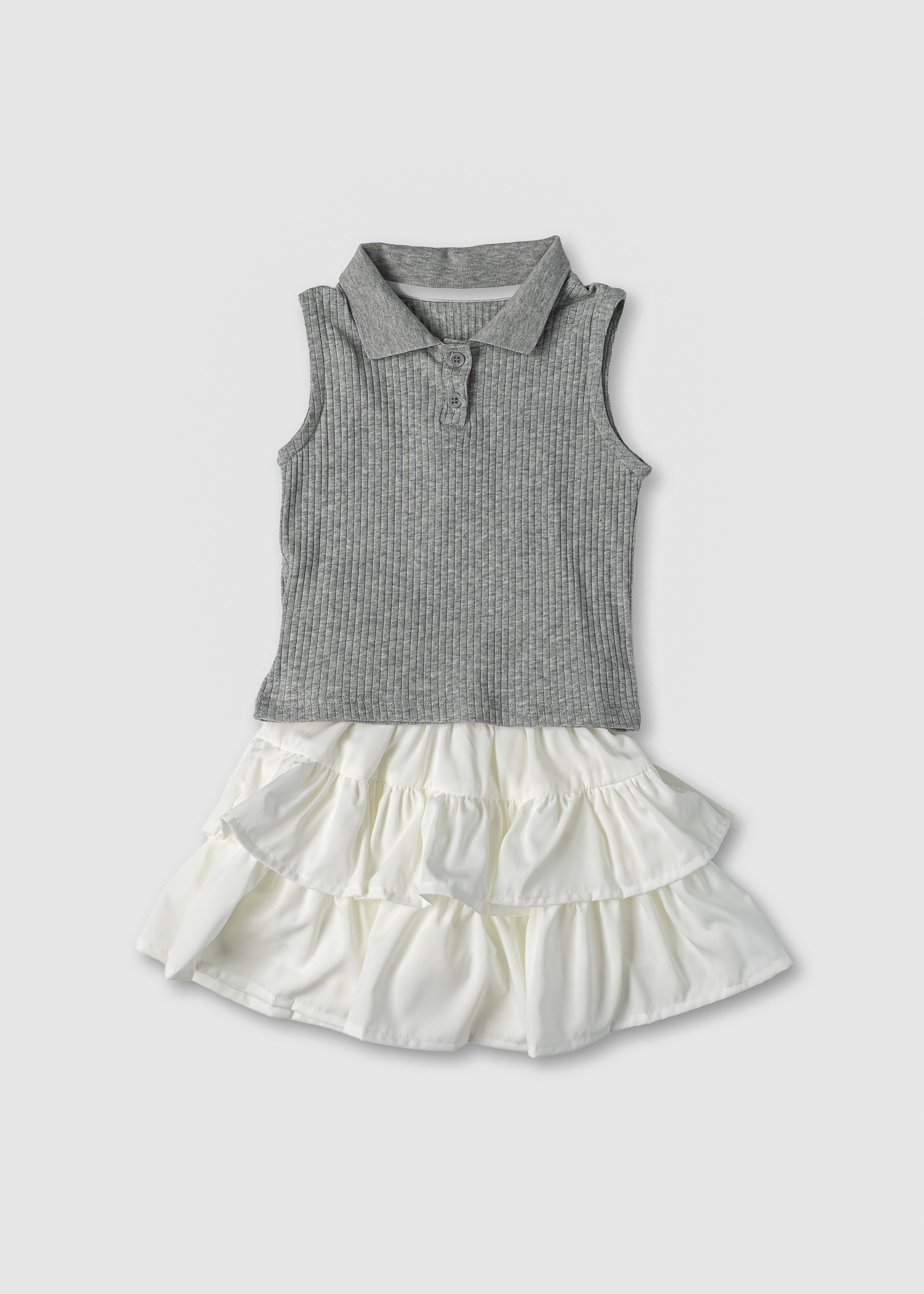 Комплект для дівчинки футболка+спідниця 75196-2