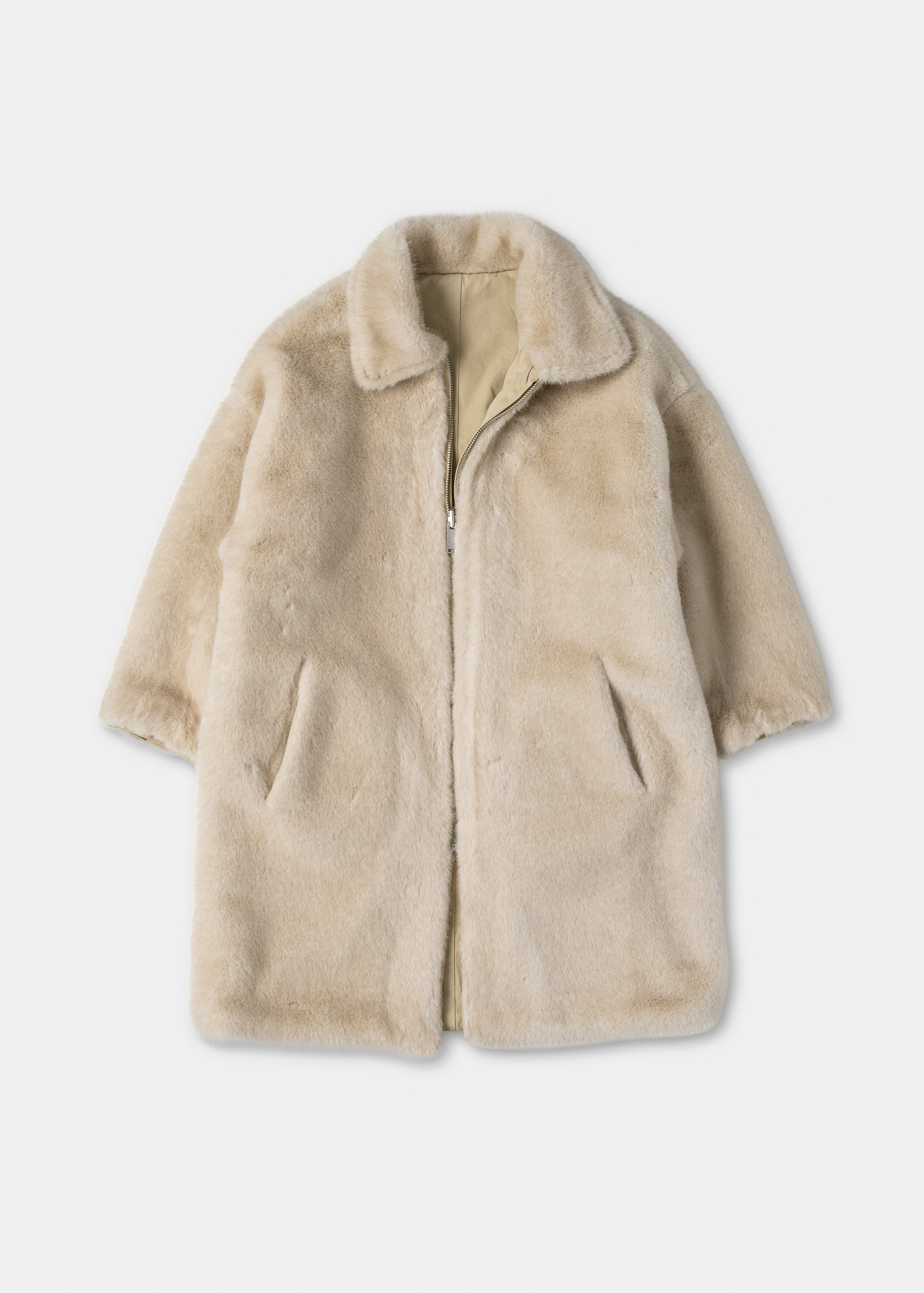 Шубка для дівчинки кремовий 12282