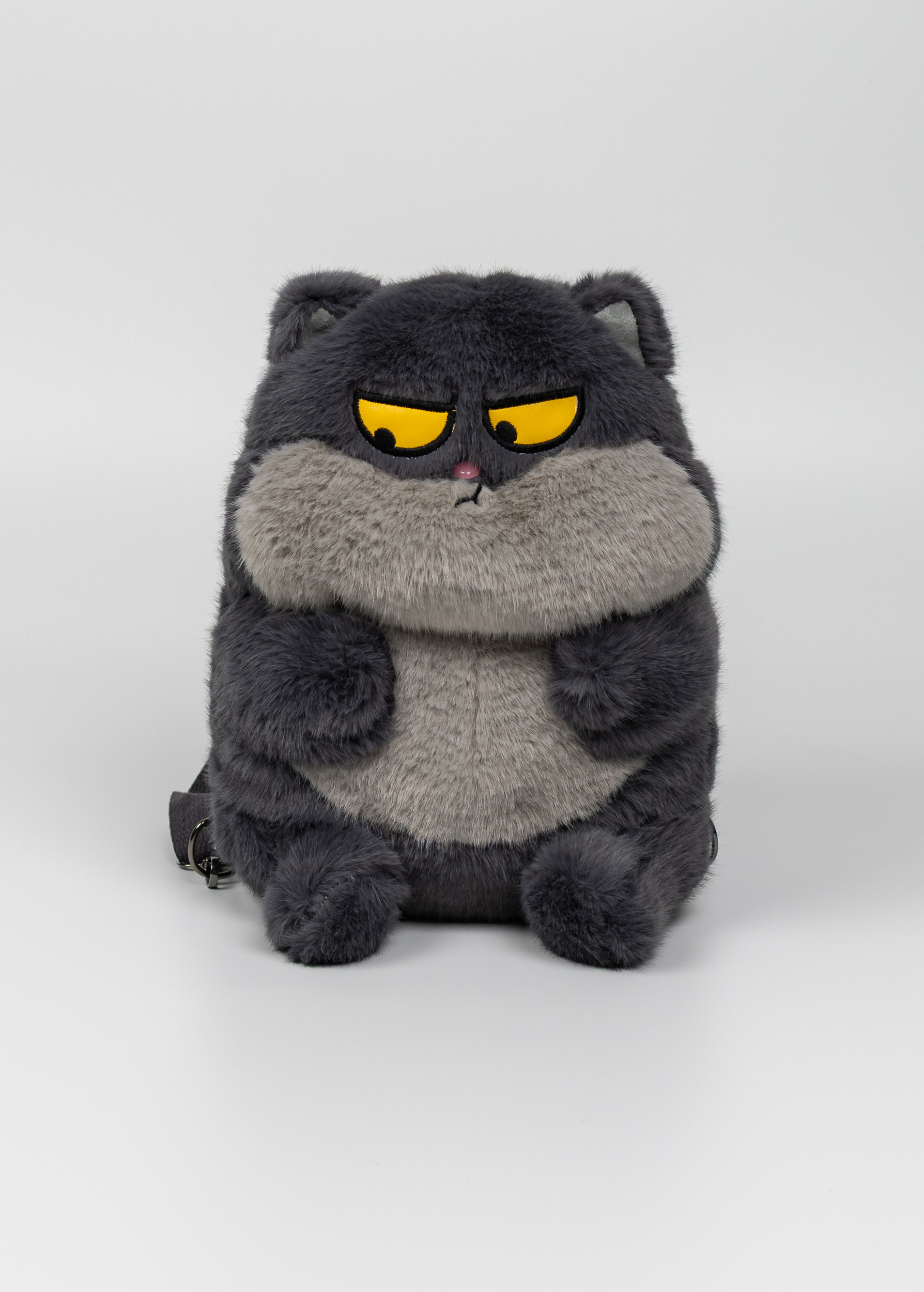 Рюкзак кіт сірий 11-1219