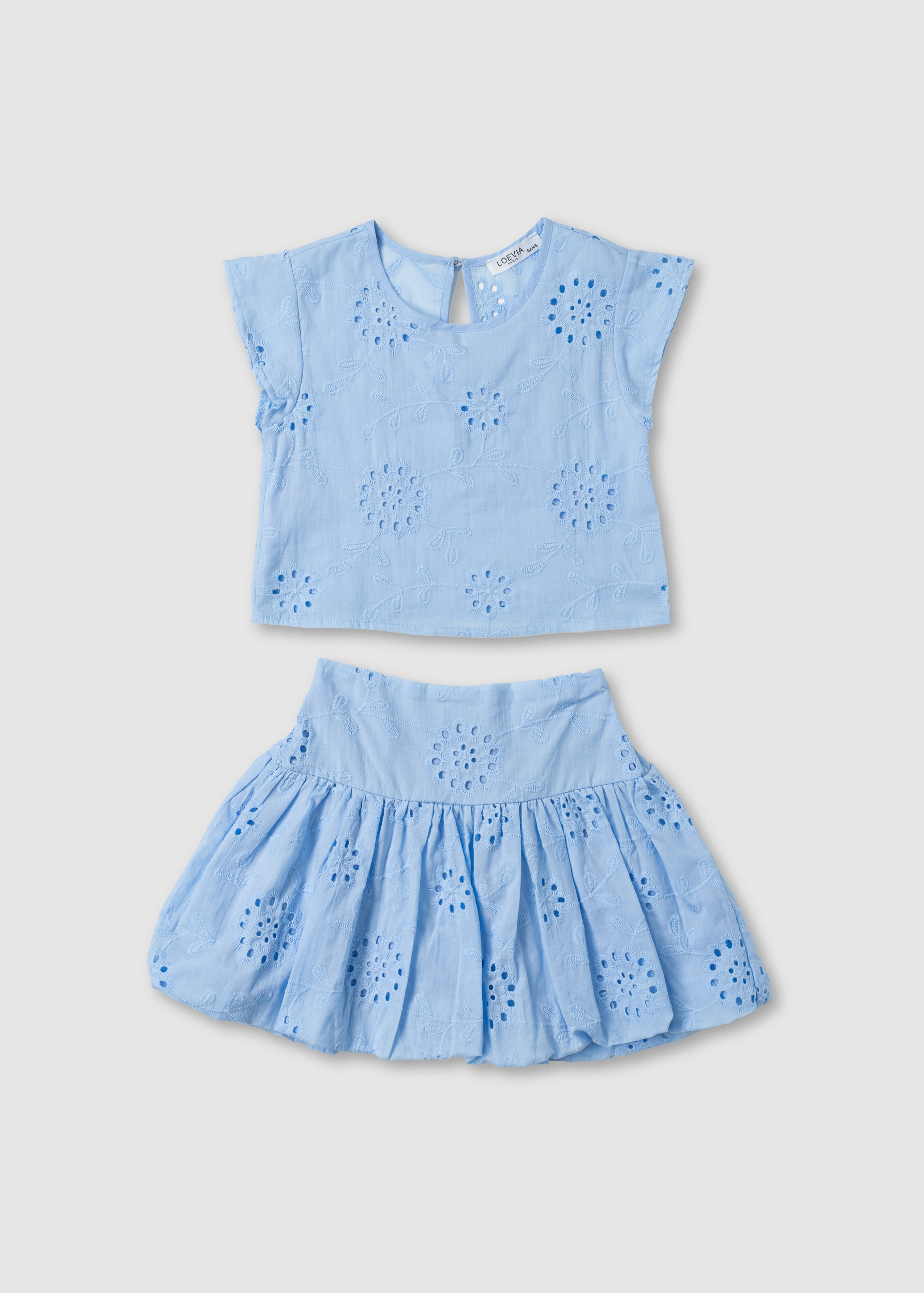 Комплект для дівчинки блакитний 1615