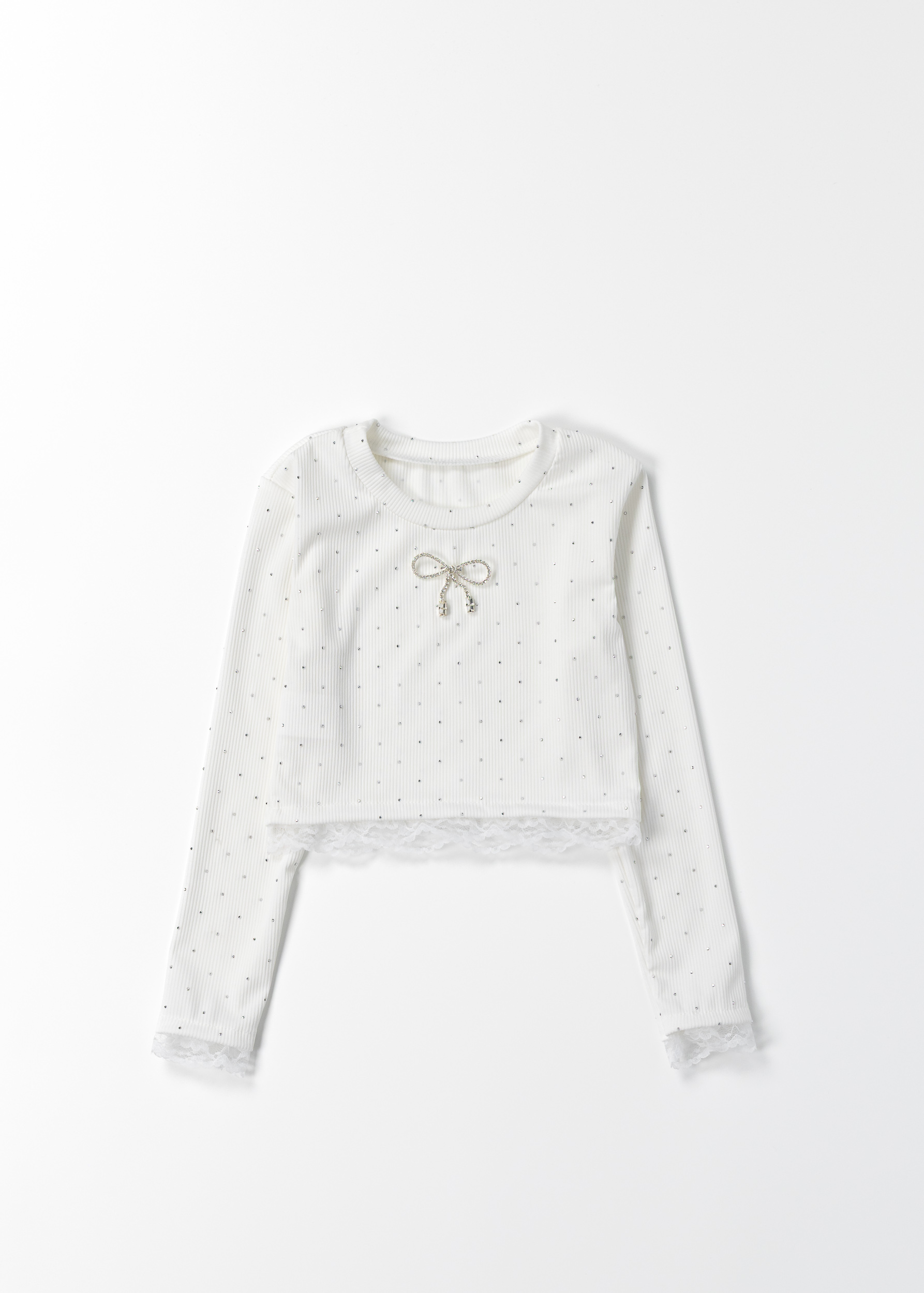 Лонгслів для дівчинки білий 1903-933