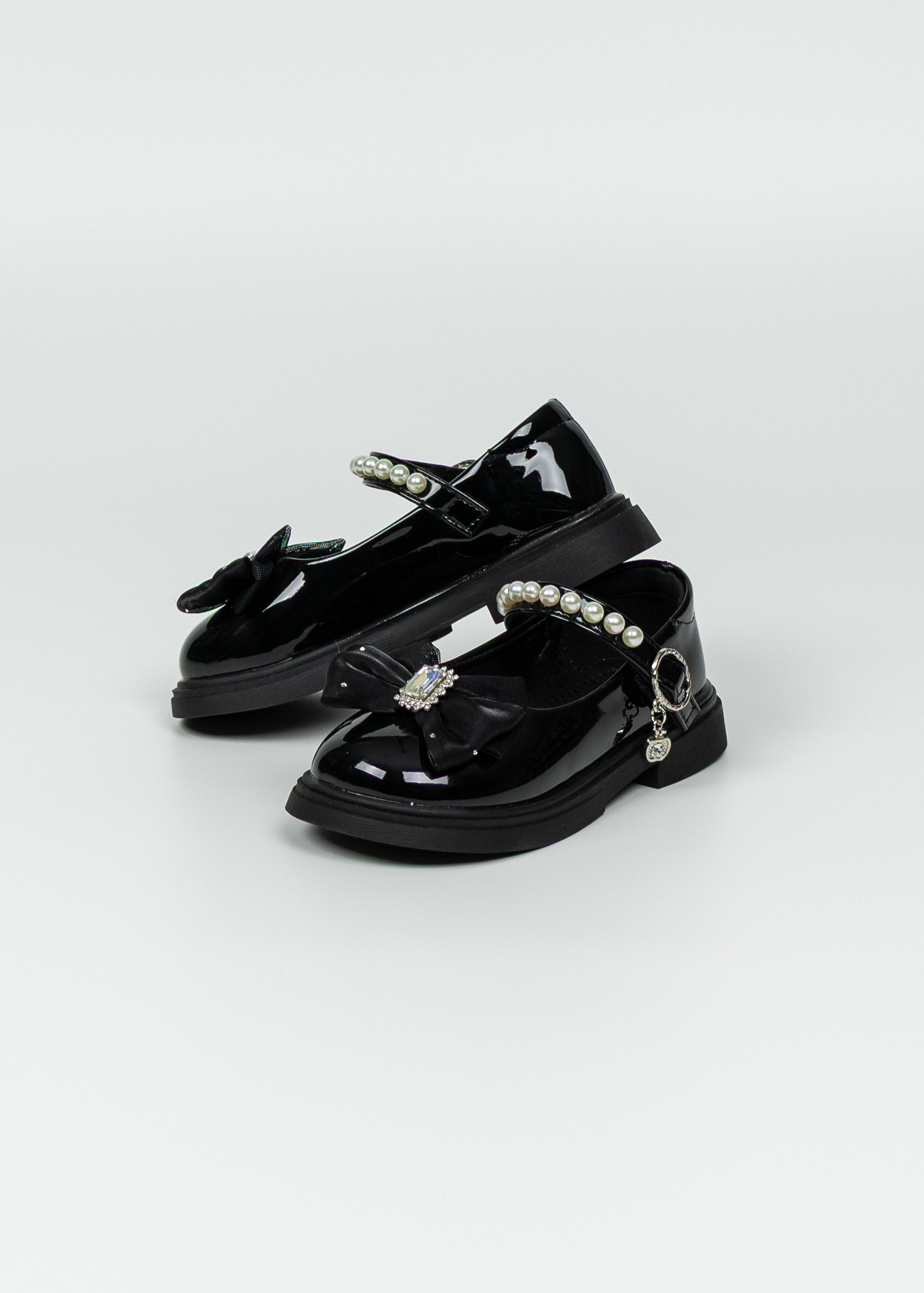 Туфлі для дівчинки чорний 2327-5