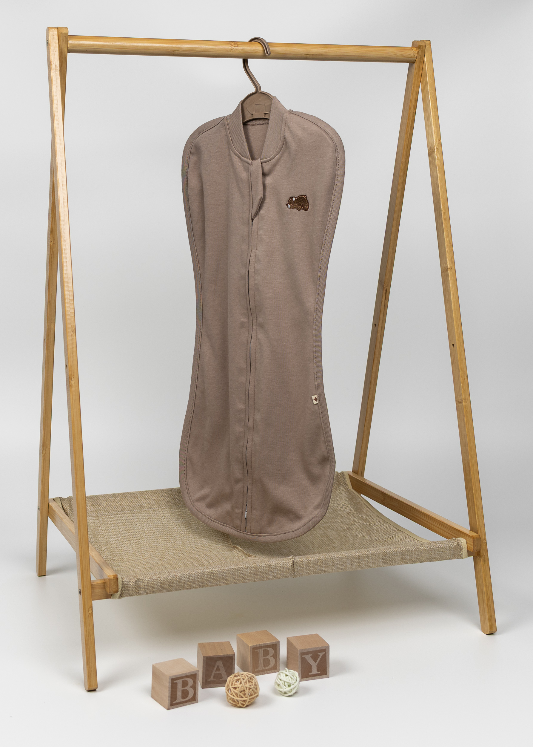 Євро пелюшка на блискавці для немовля бежевий 2802-1225