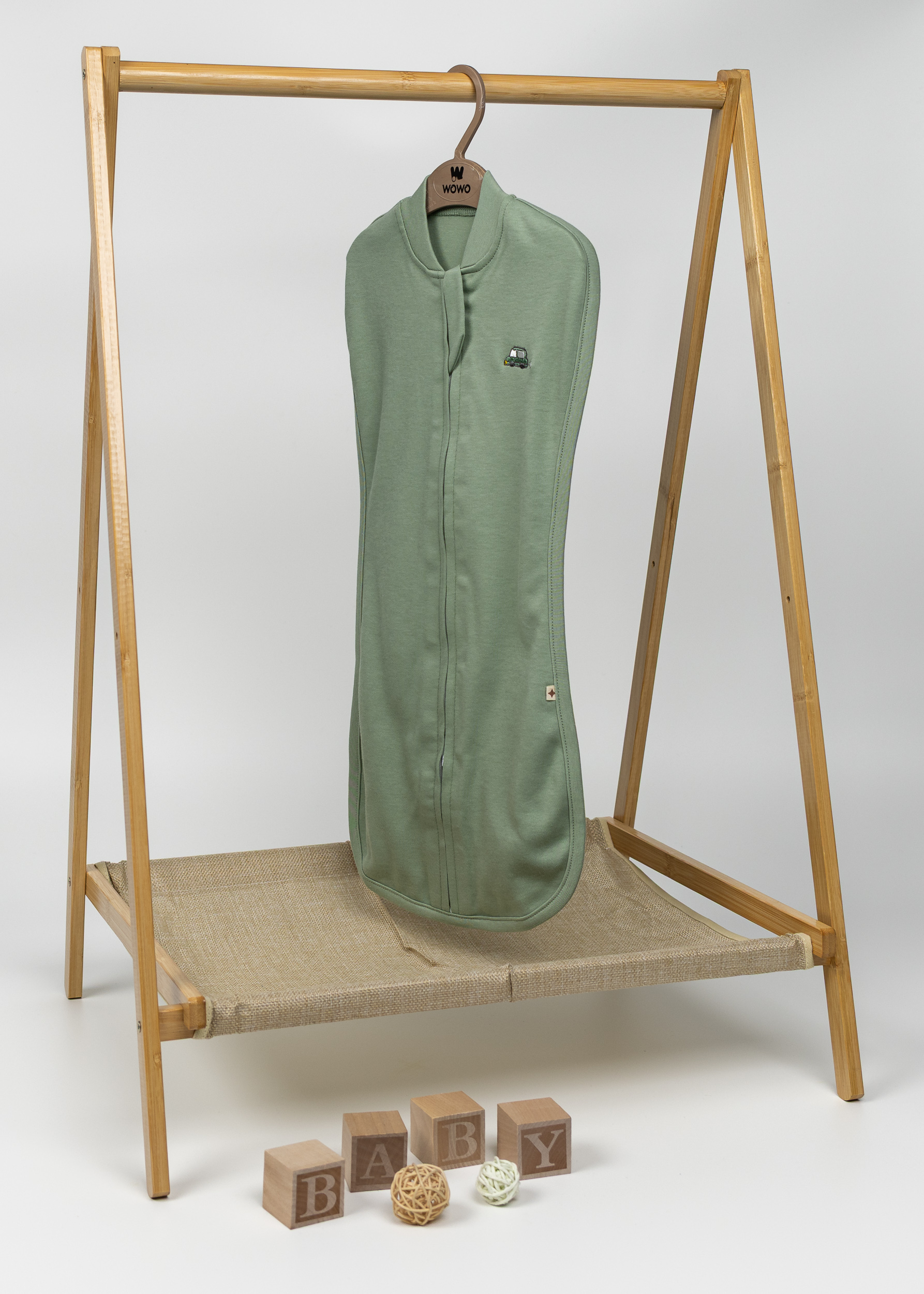 Євро пелюшка на блискавці для немовля лавровий 2802-1240