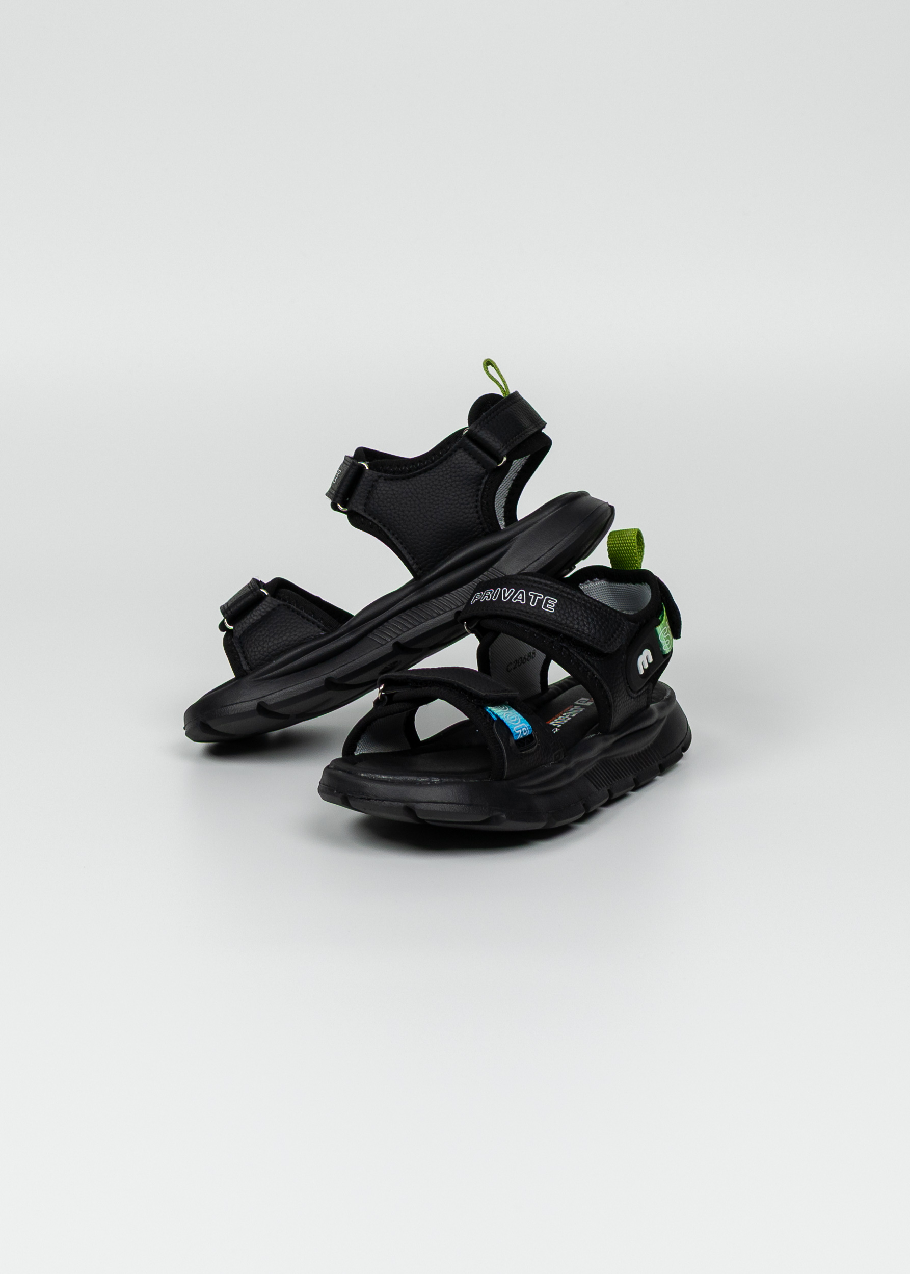 Босоніжки для хлопчика чорний C20688-0-1