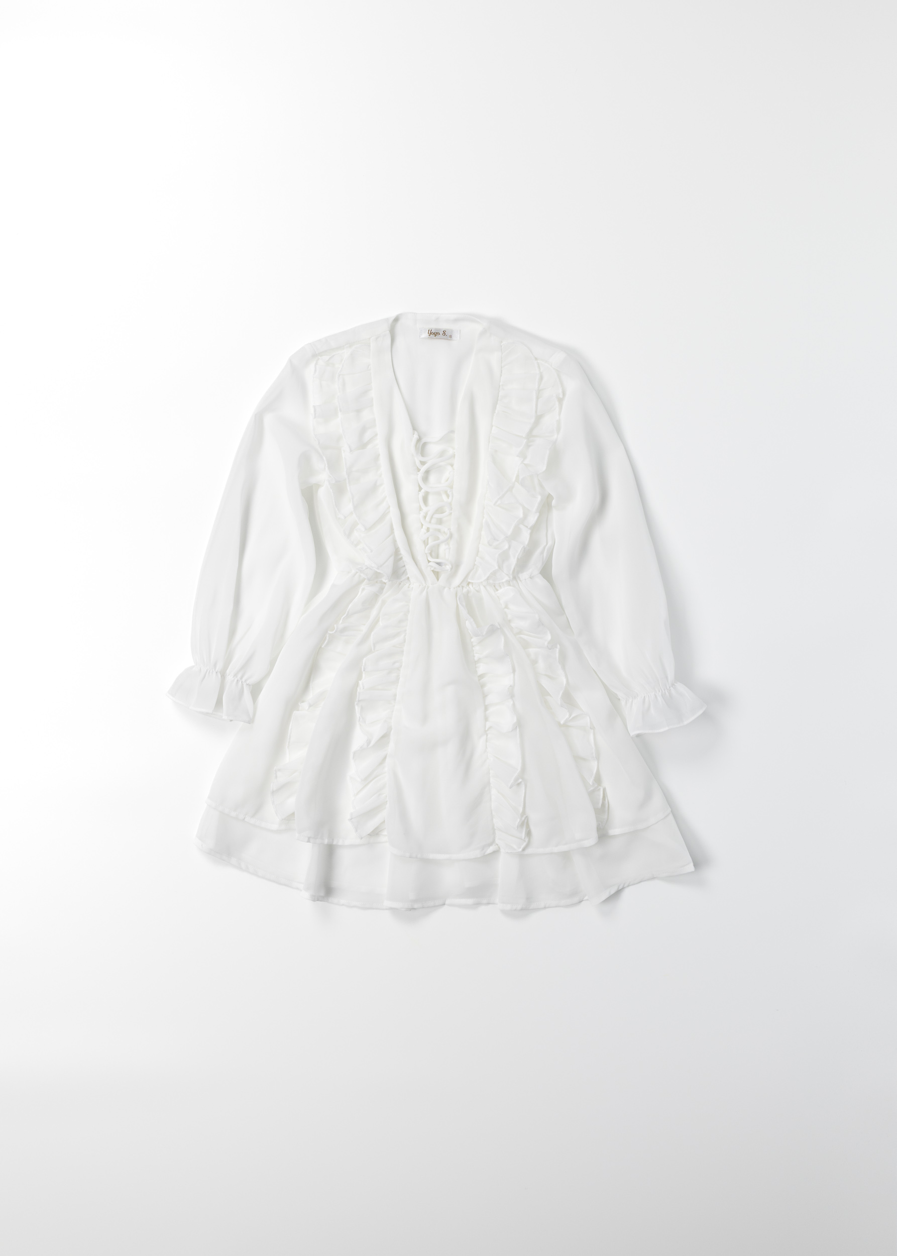 Сукня для дівчинки молочний M562