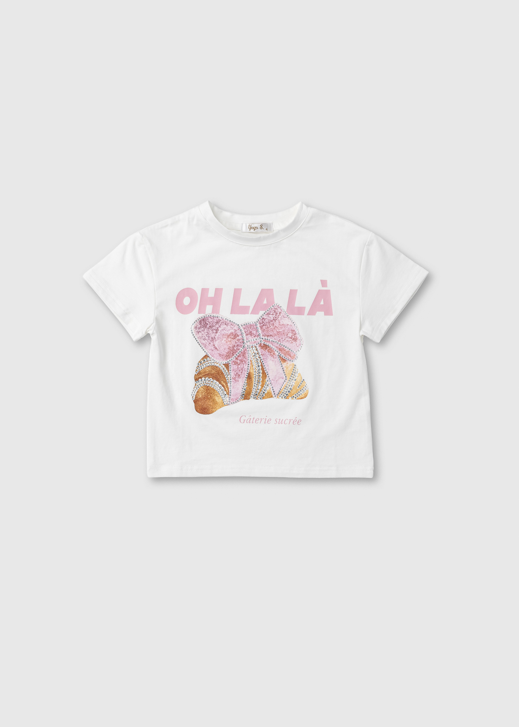 Футболка для дівчинки молочний M583