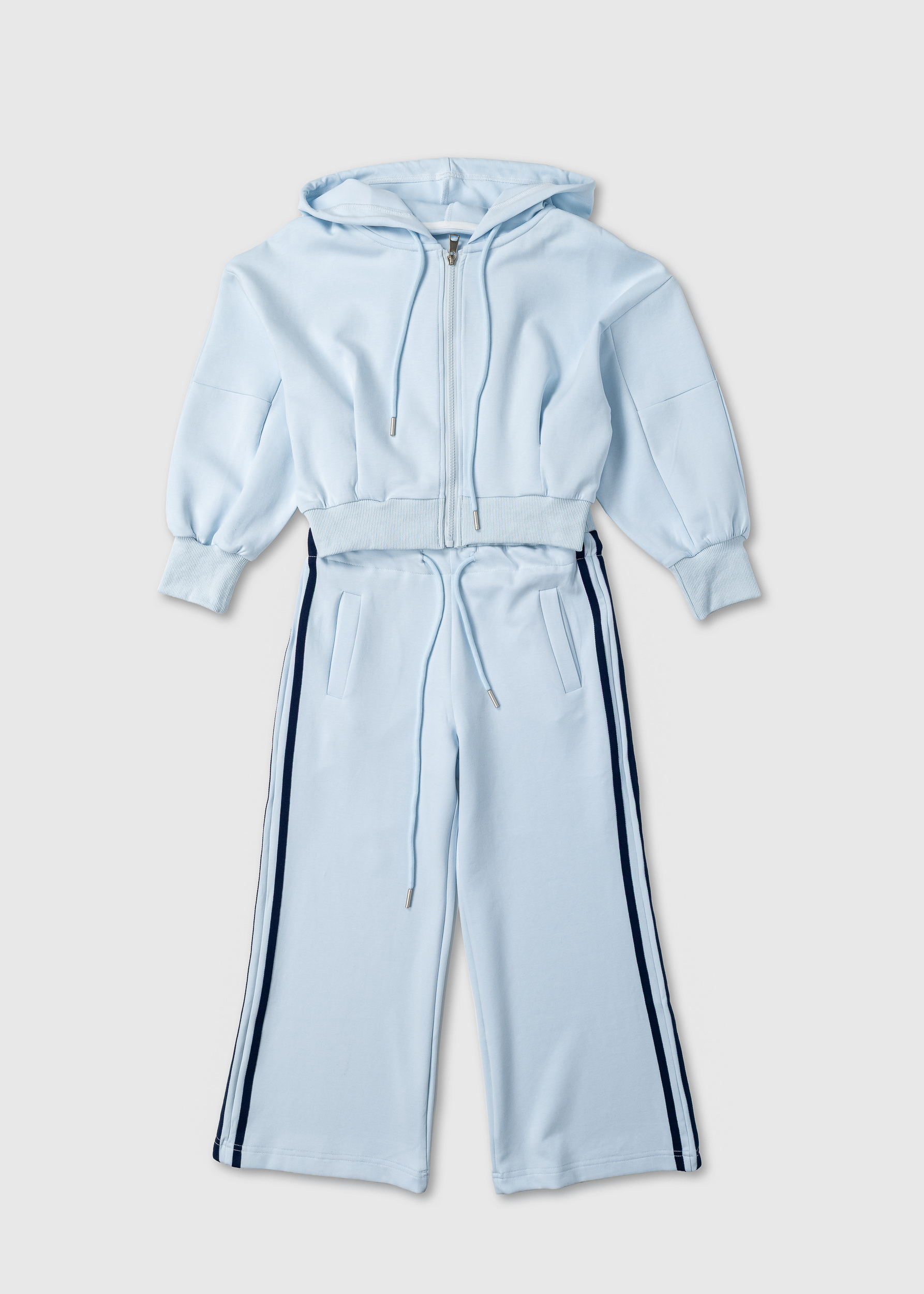 Спортивний костюм для дівчинки блакитний 5322b