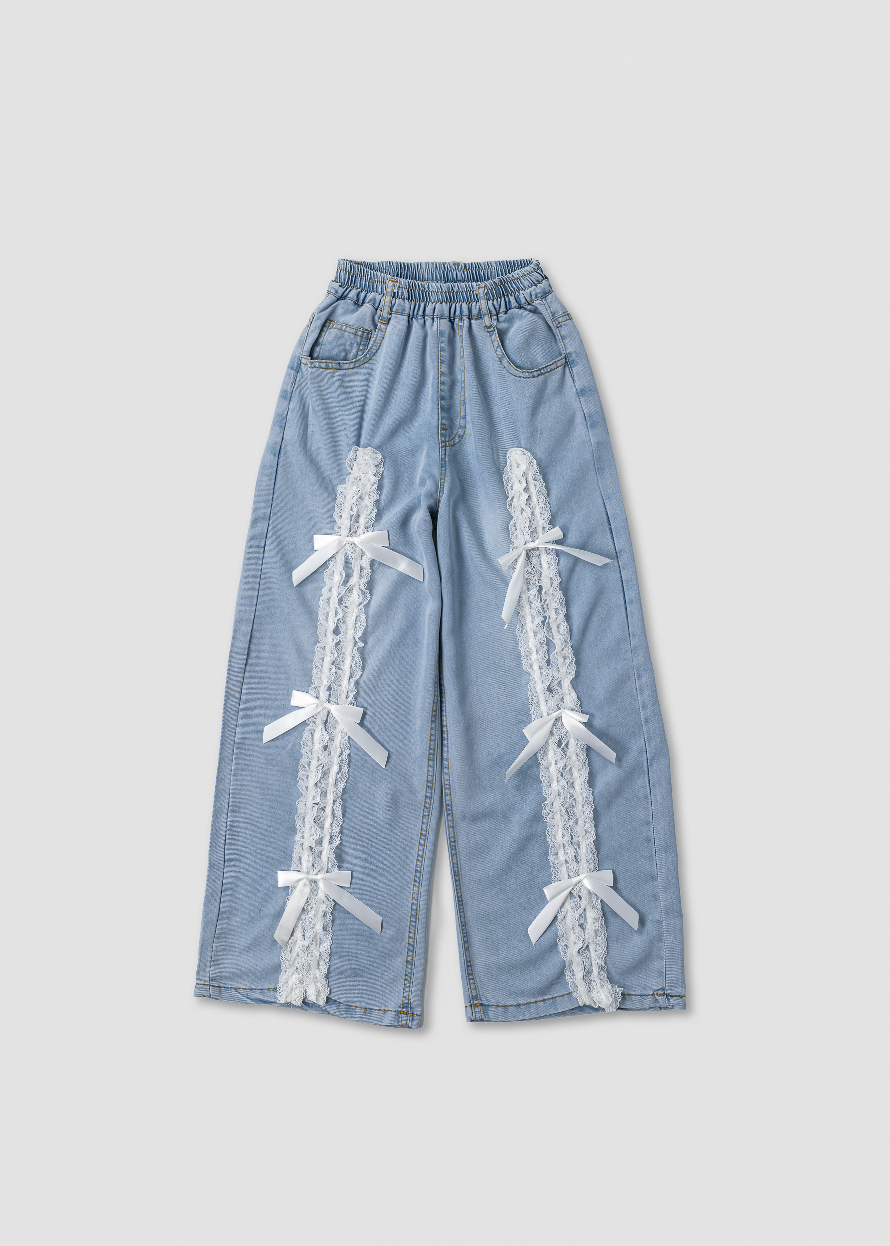 Джинси для дівчинки блакитний CK52