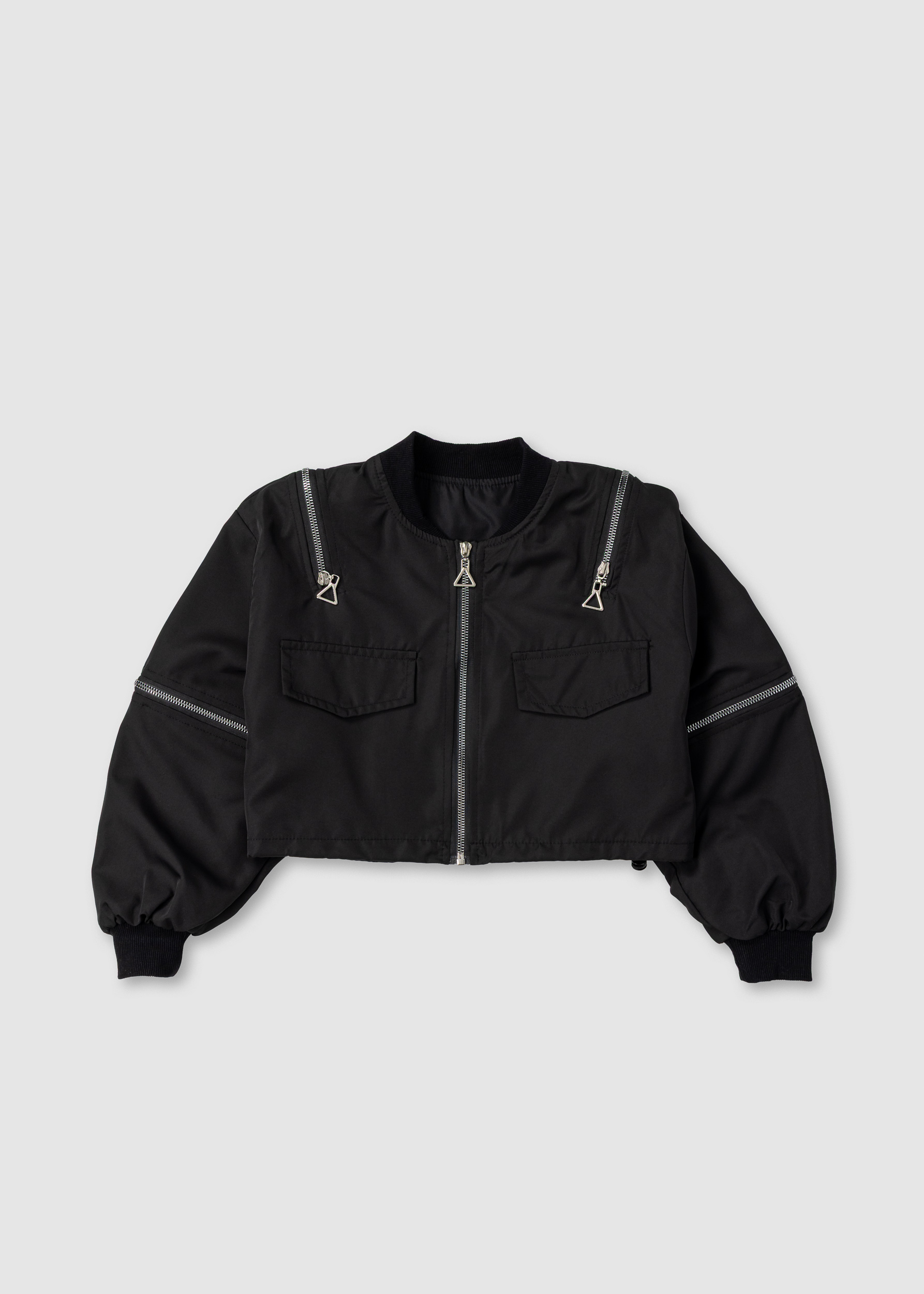 Вітрівка для дівчинки чорний CW13-1