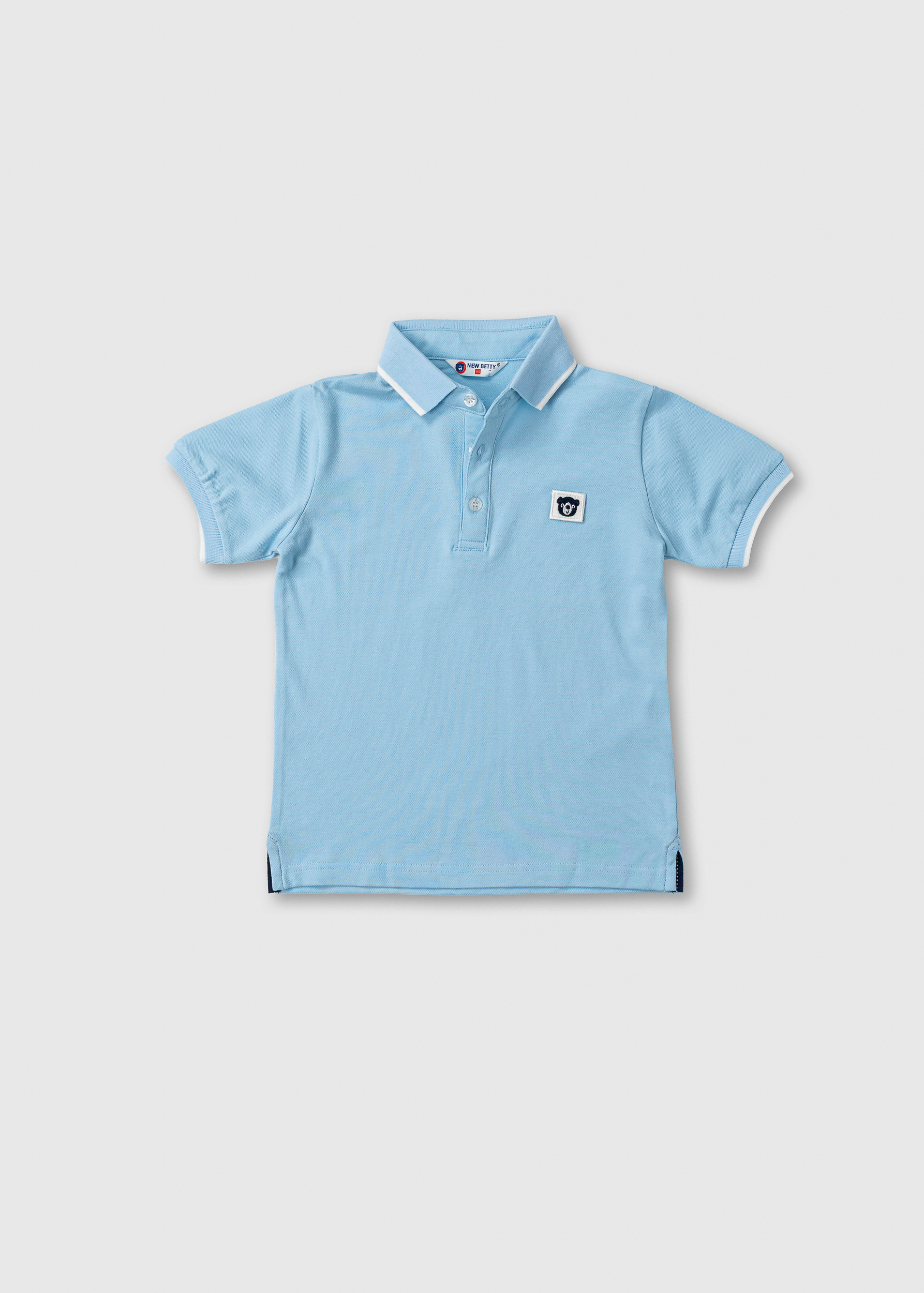 Поло для хлопчика блакитний D1R8Y23PL