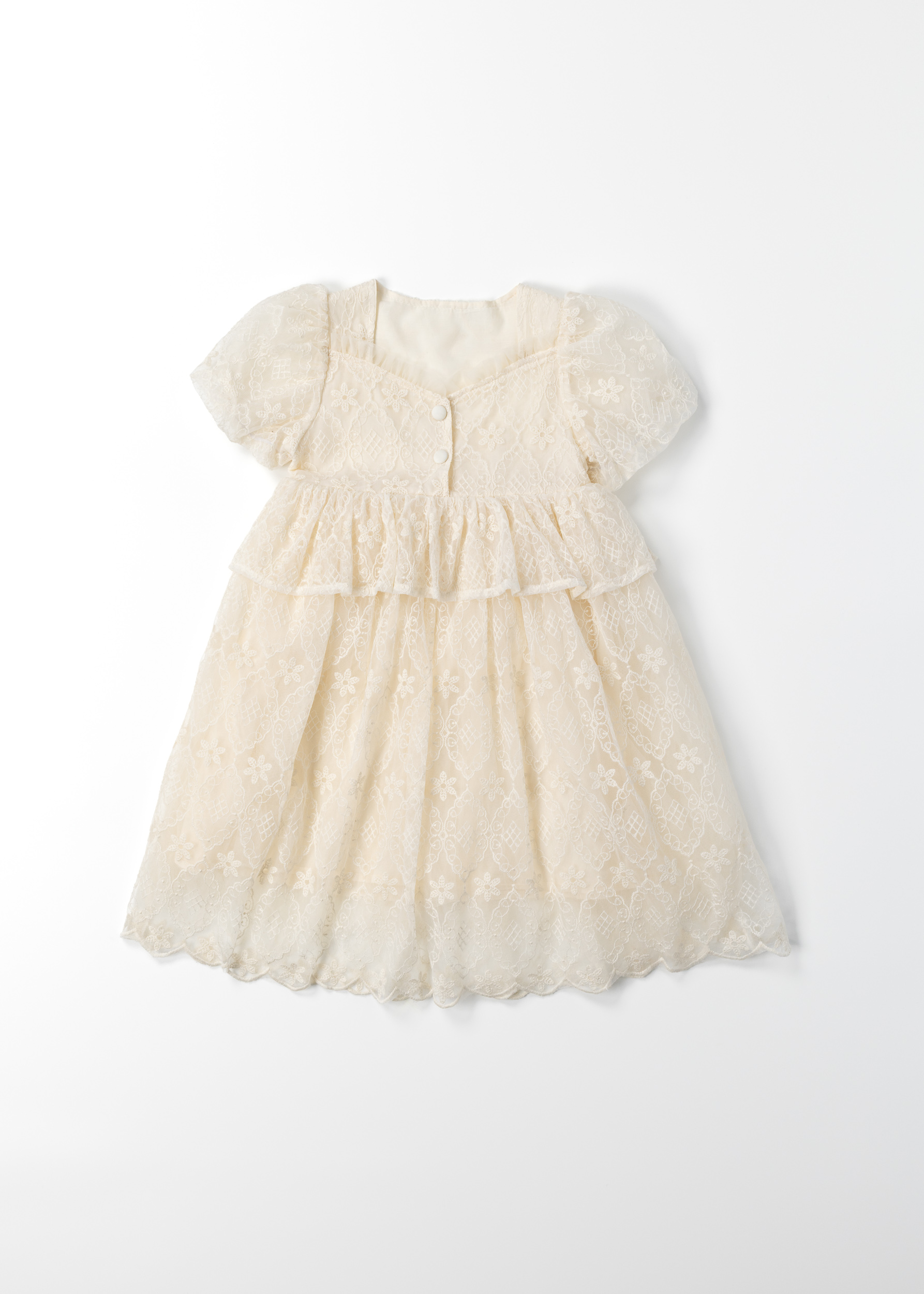 Сукня для дівчинки молочний Q9320