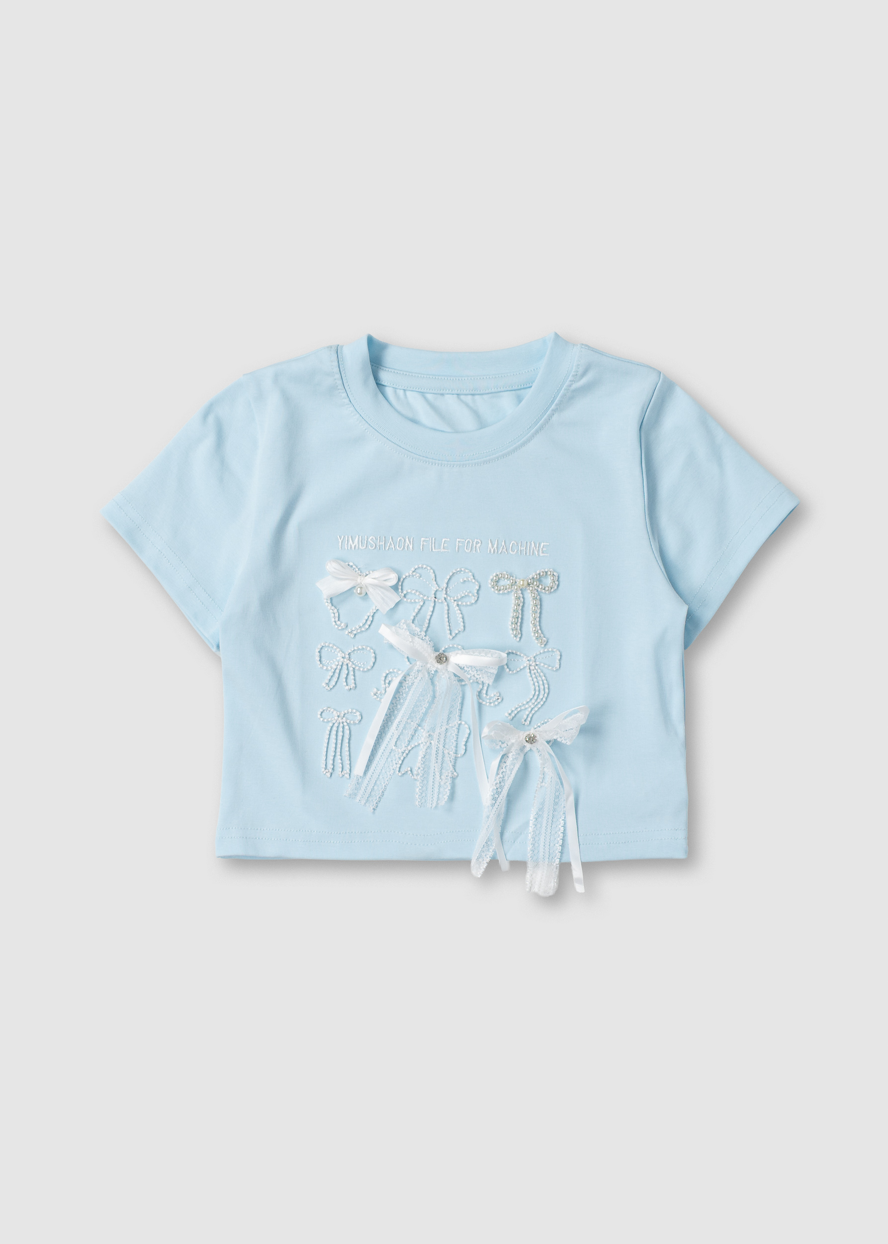 Футболка для дівчинки блакитний XS68-2