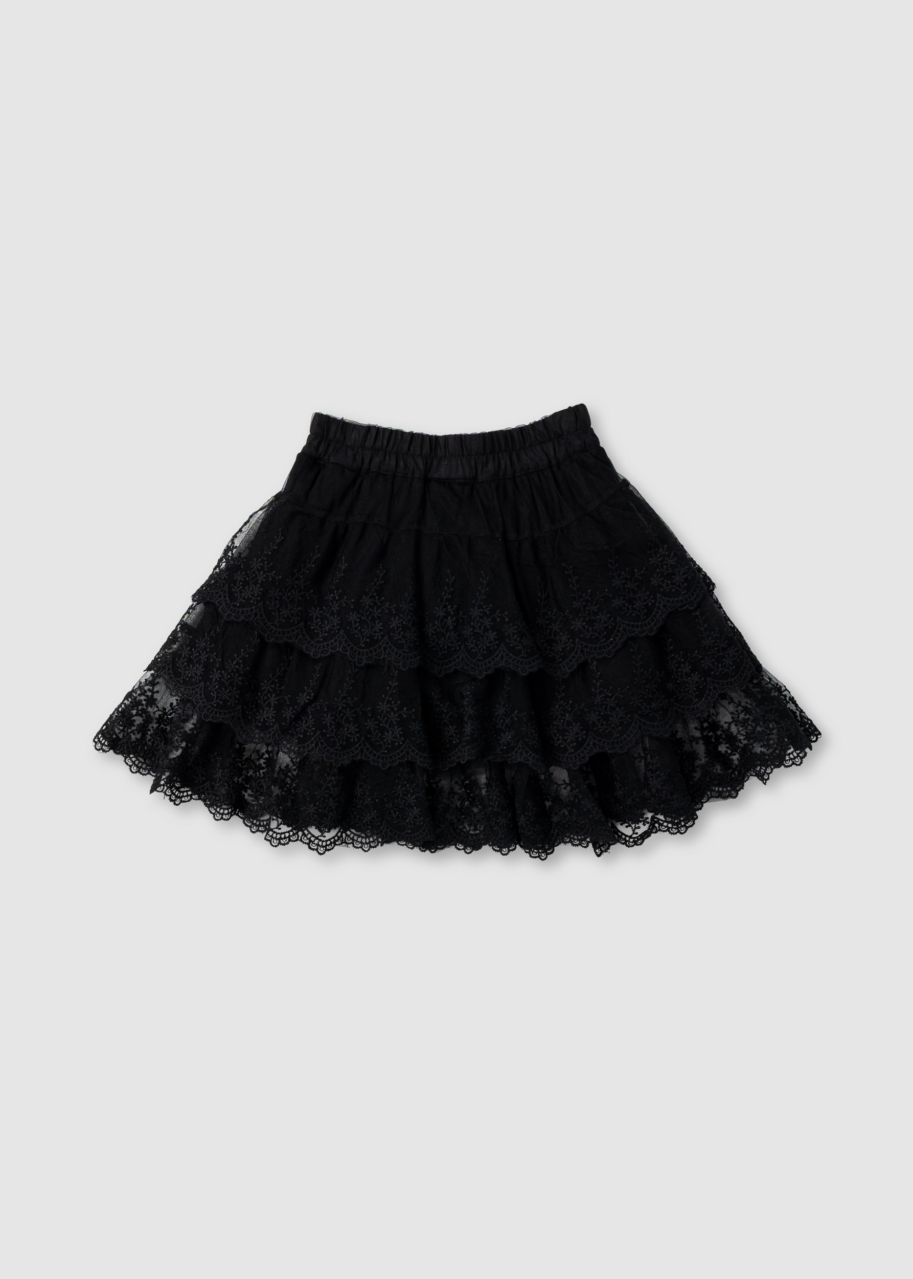 Спідниця для дівчинки чорний XQ19