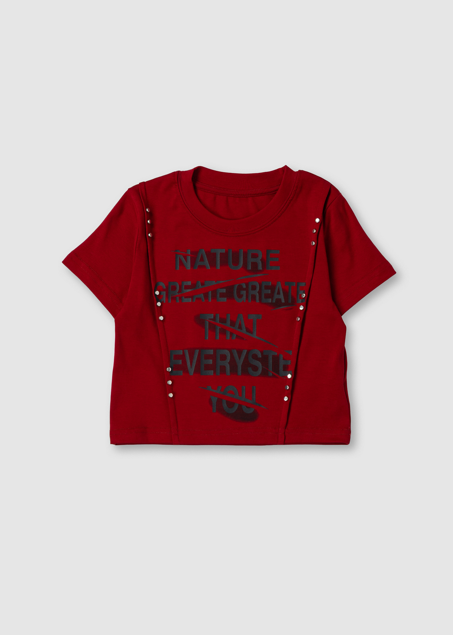 Футболка для дівчинки червоний XS115